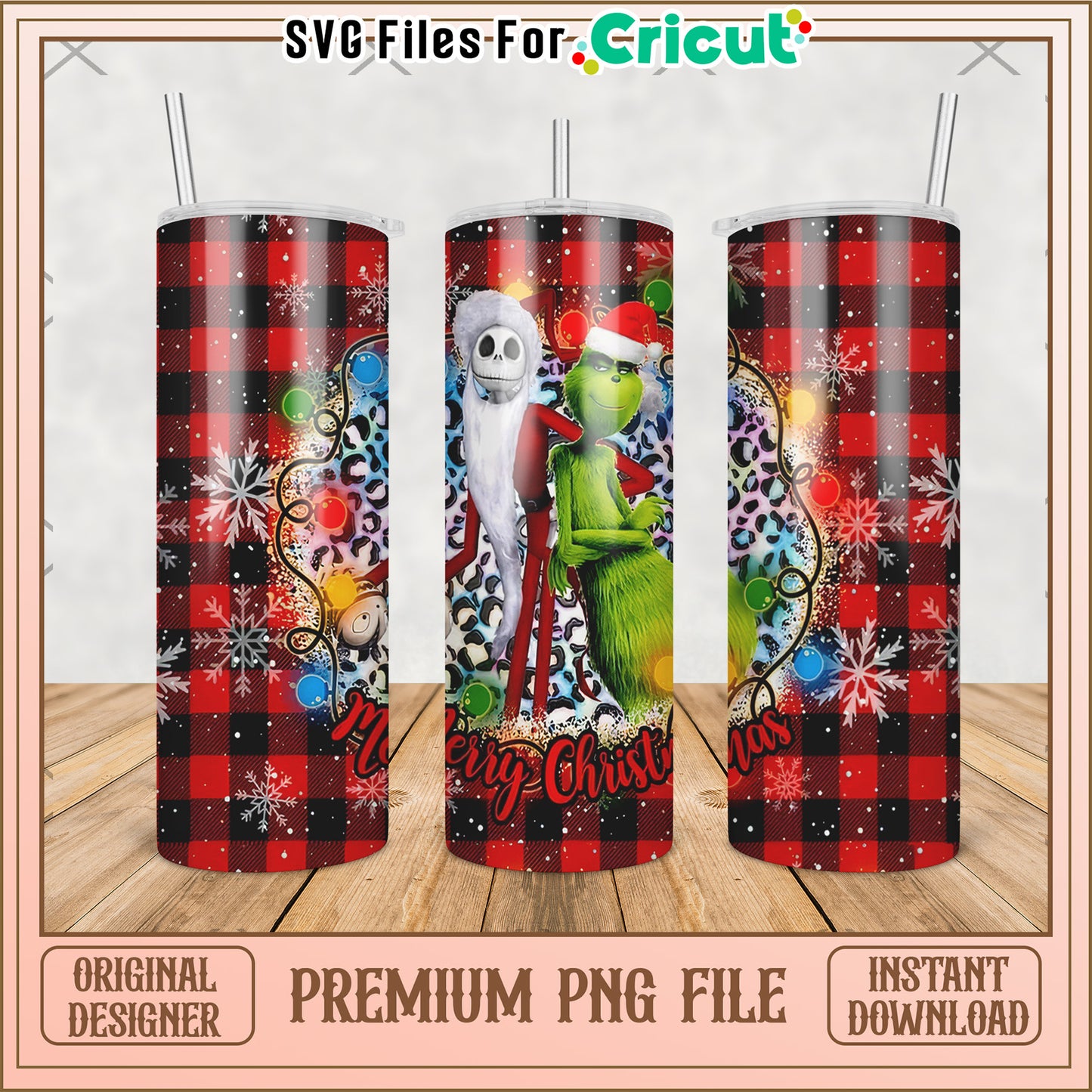 Merry christmas live action tumbler png, grinch christmas png, grinch pajamas png