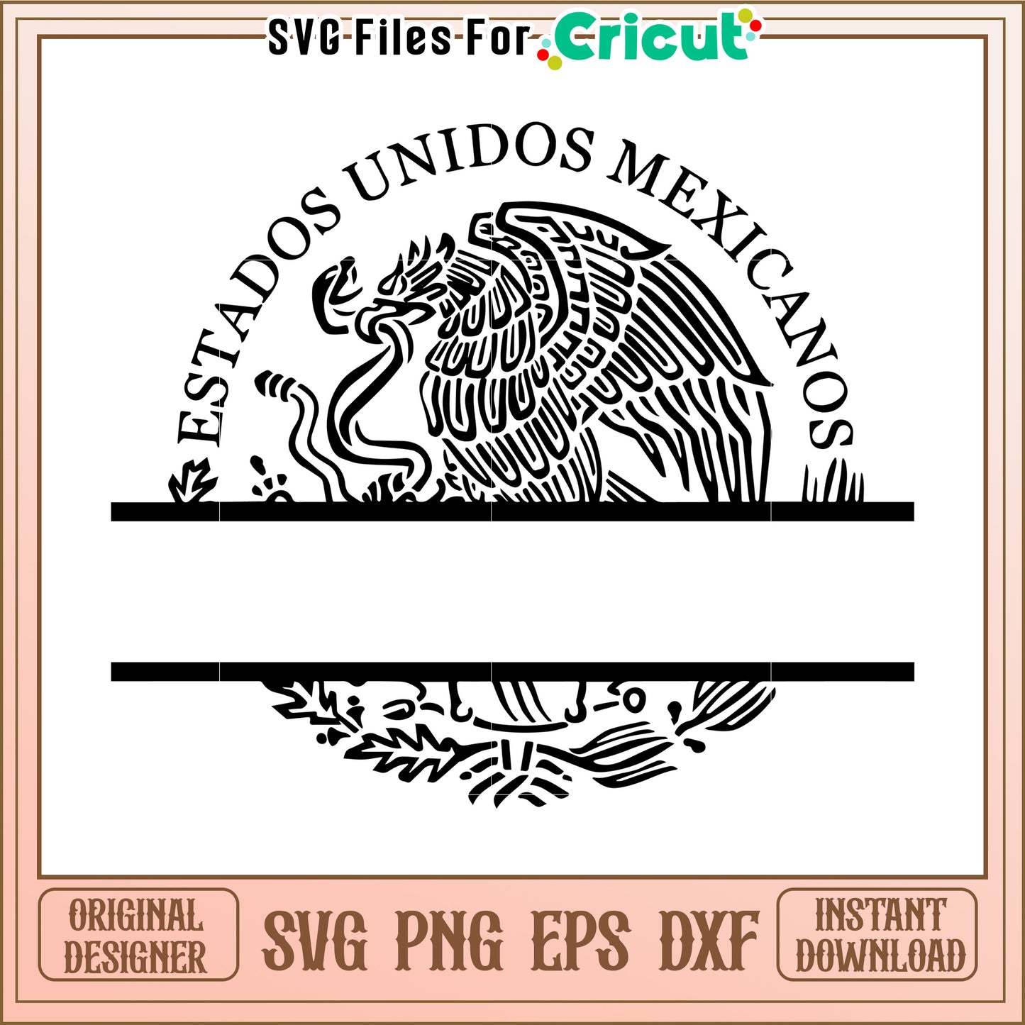 Mexican Coat of Arms SVG Vector