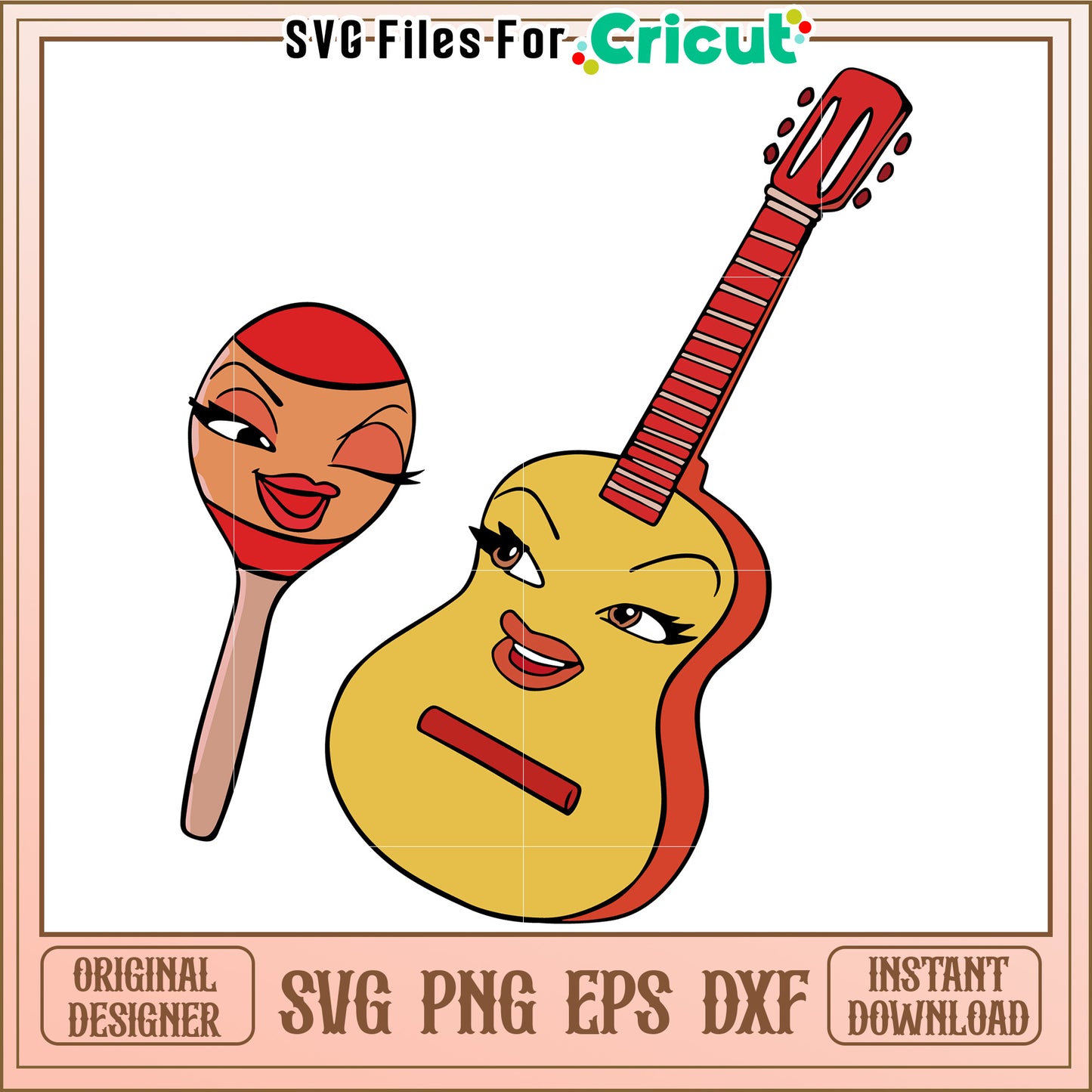 Mexico guitar svg, spanish girl svg, trending design svg