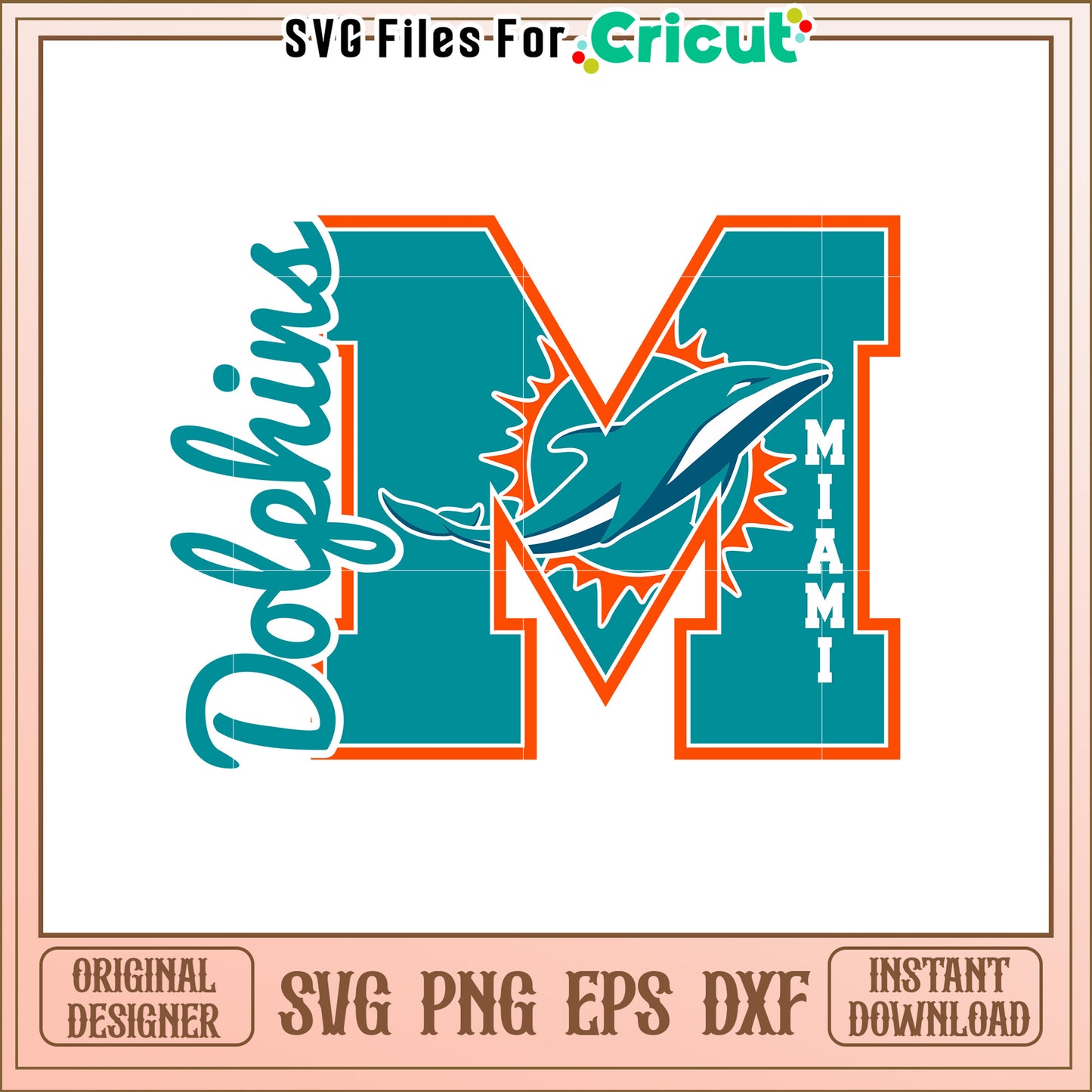 Miami Dolphins SVG Design for Sports Fans and Decor