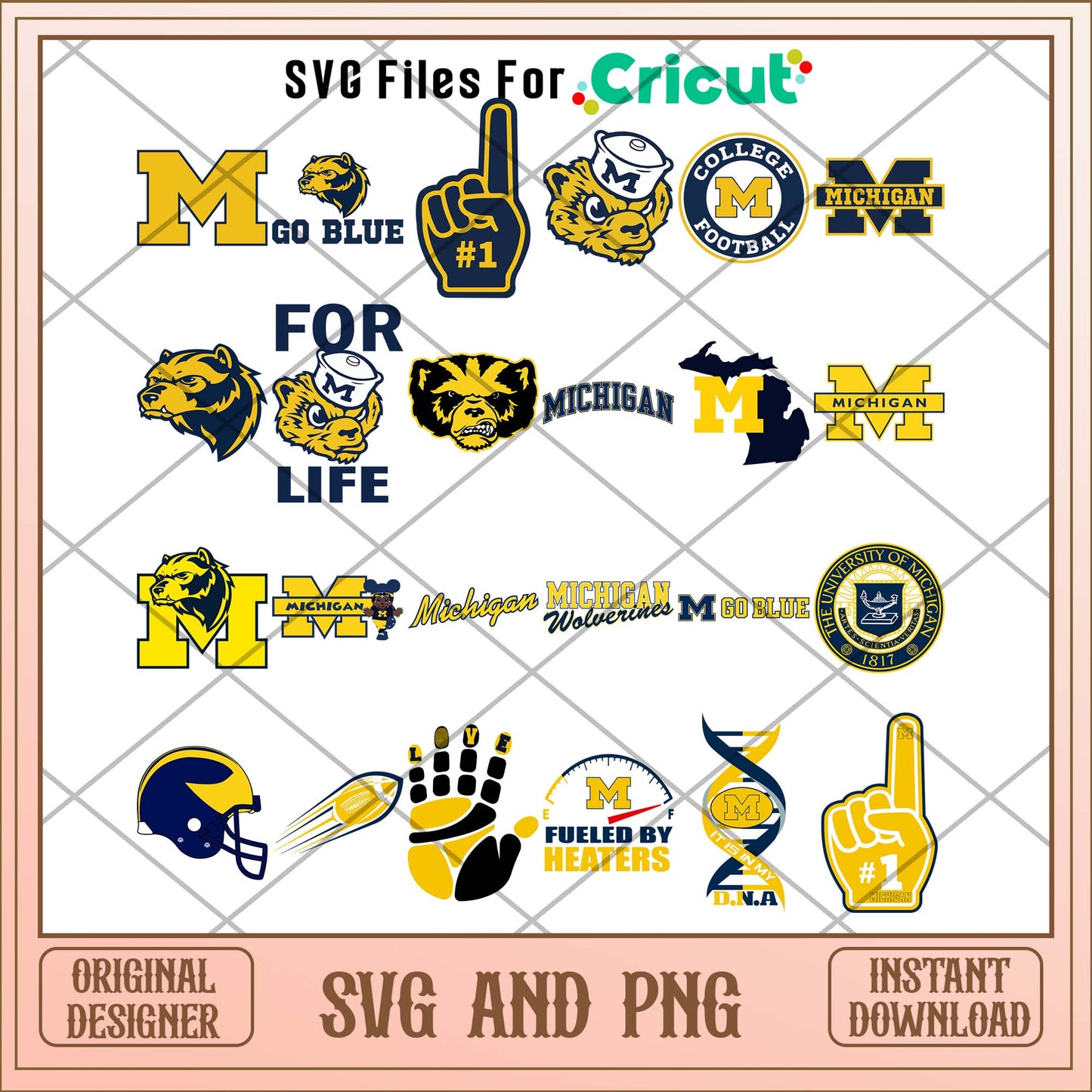 Michigan Wolverines svg, Michigan Wolverines svg bundle, NCAA svg