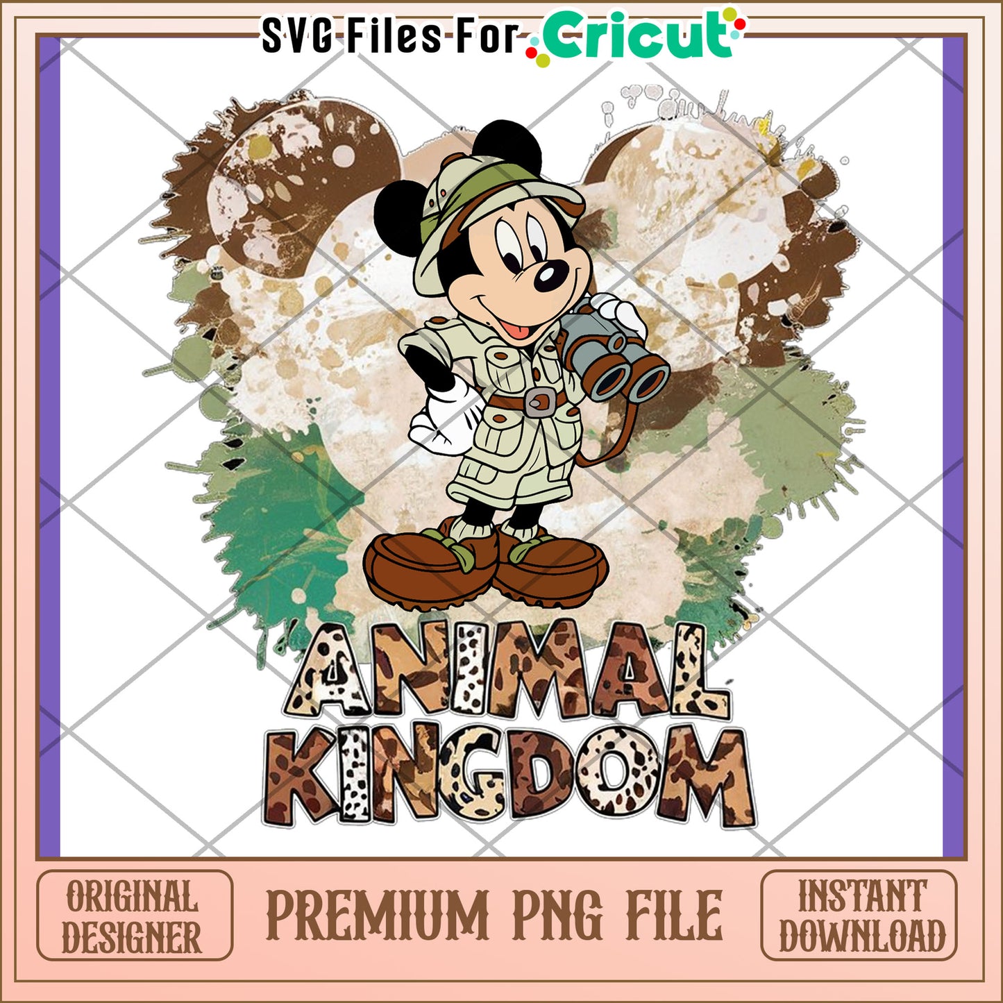 Mickey Mouse Animal Kingdom PNG Design Download