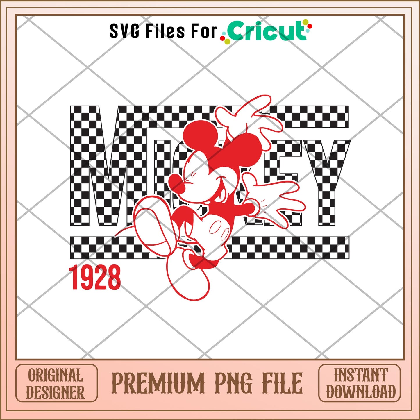 Mickey Mouse Black and White 1928 Png, Disney characters png, Digital Download