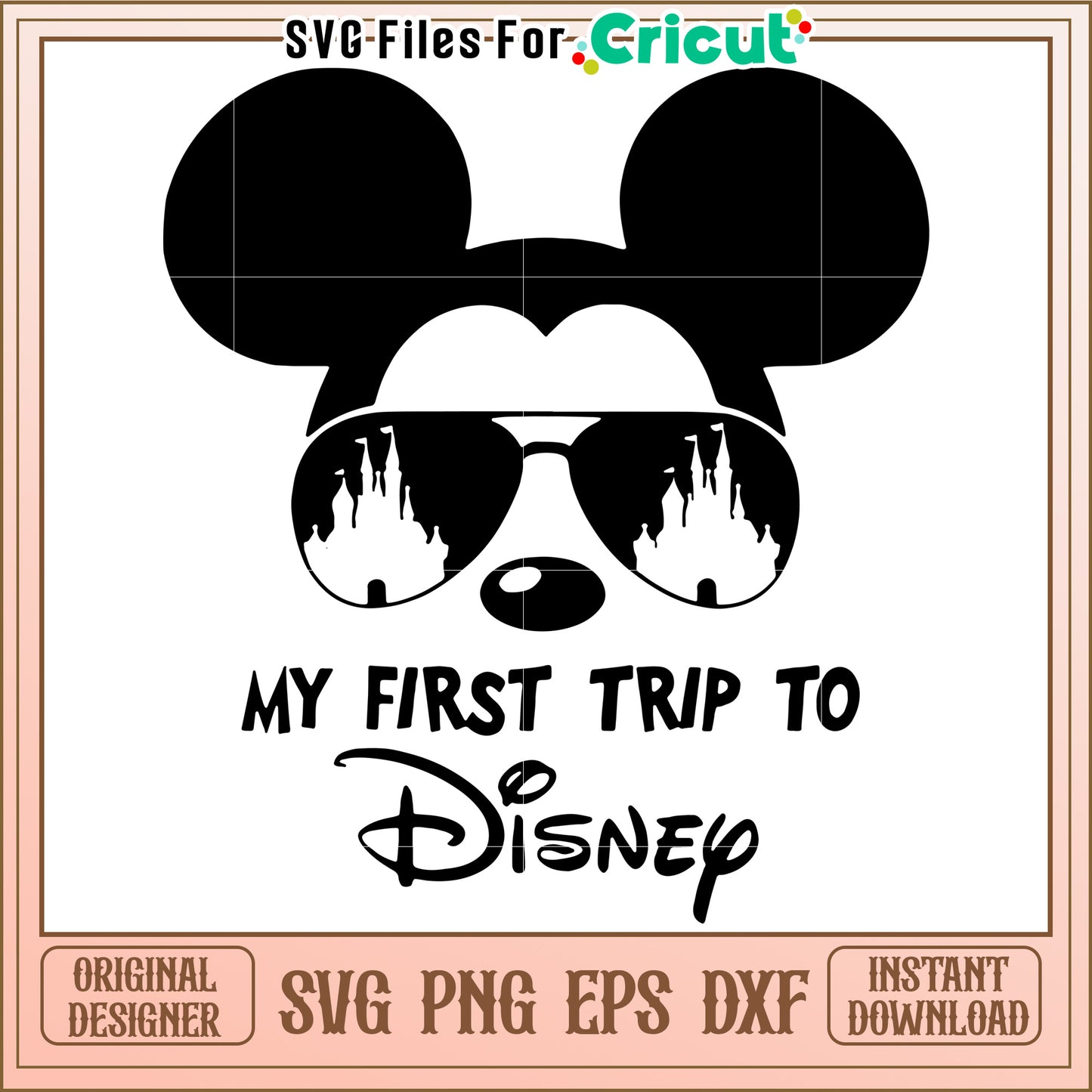 Mickey Mouse Disney Trip SVG Design