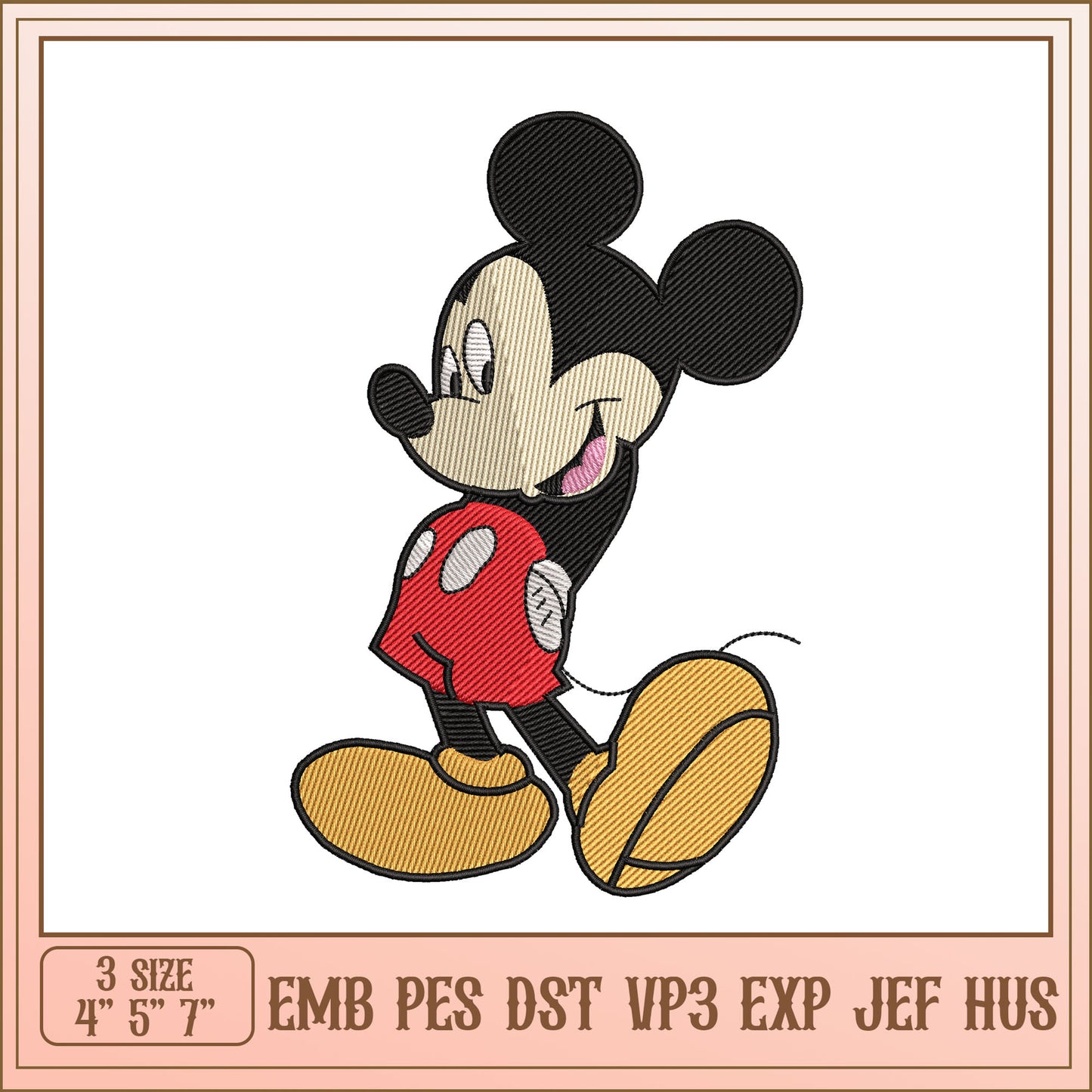 Mickey Mouse Embroidery Design Set for All Machines and Sizes