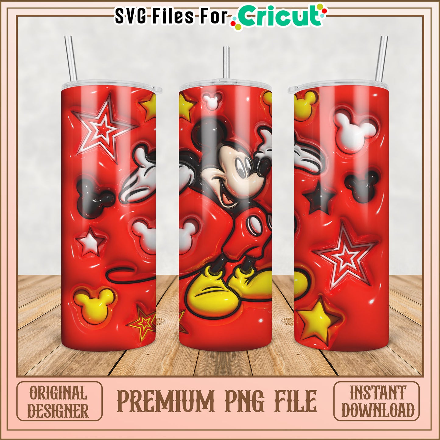 Mickey Mouse Sublimation PNG