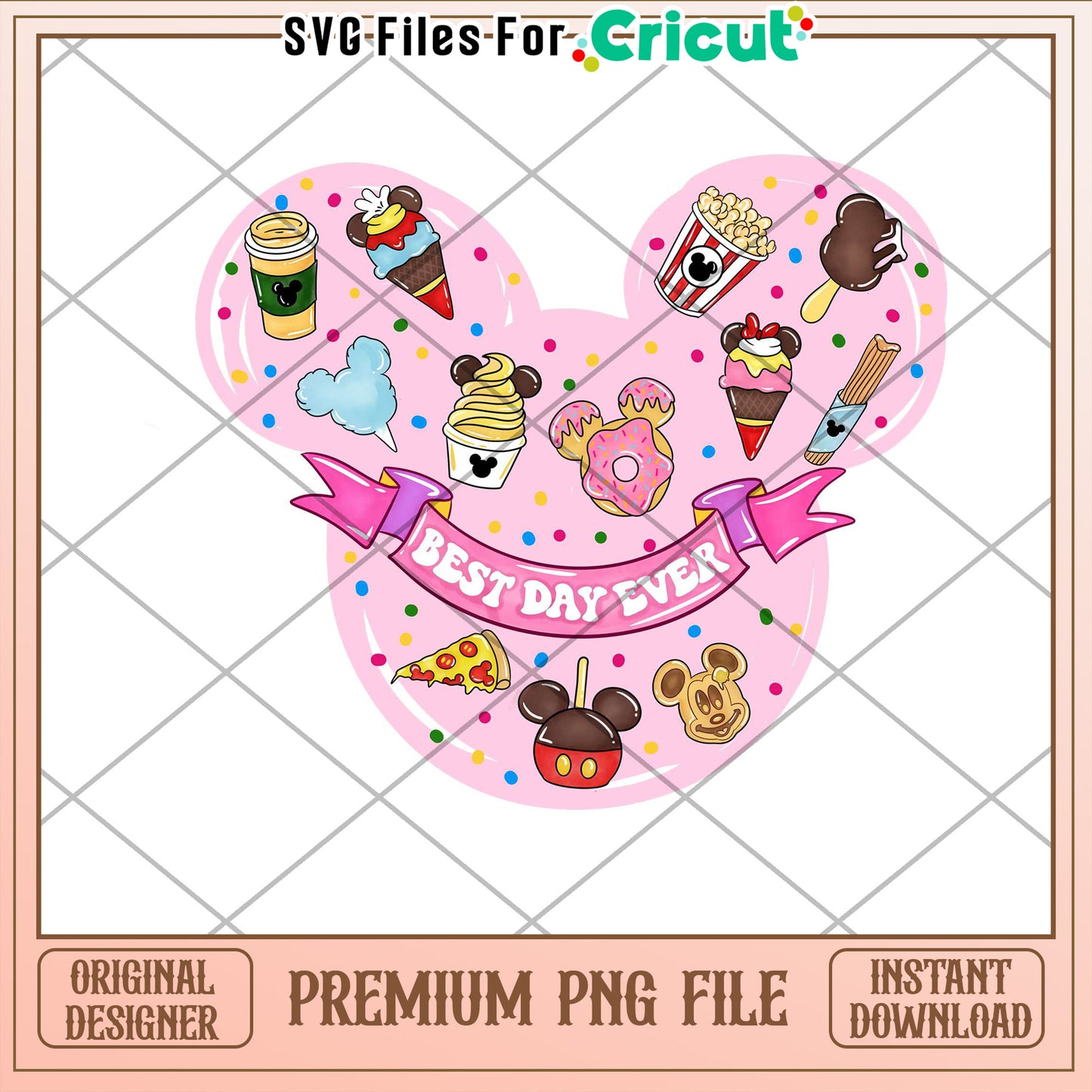 Mickey Mouse Treats PNG Instant Download
