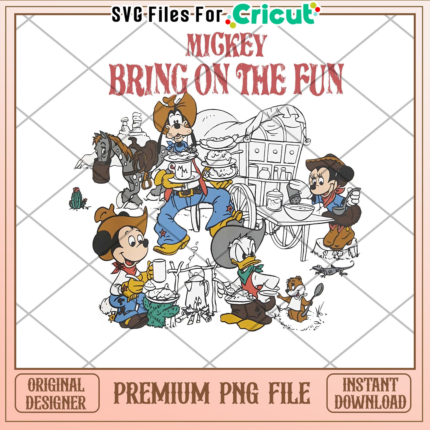 Mickey Mouse Western PNG Download