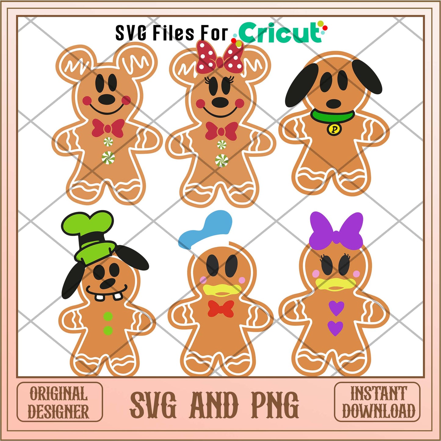 Disney Mickey & Friend cookie svg bundle