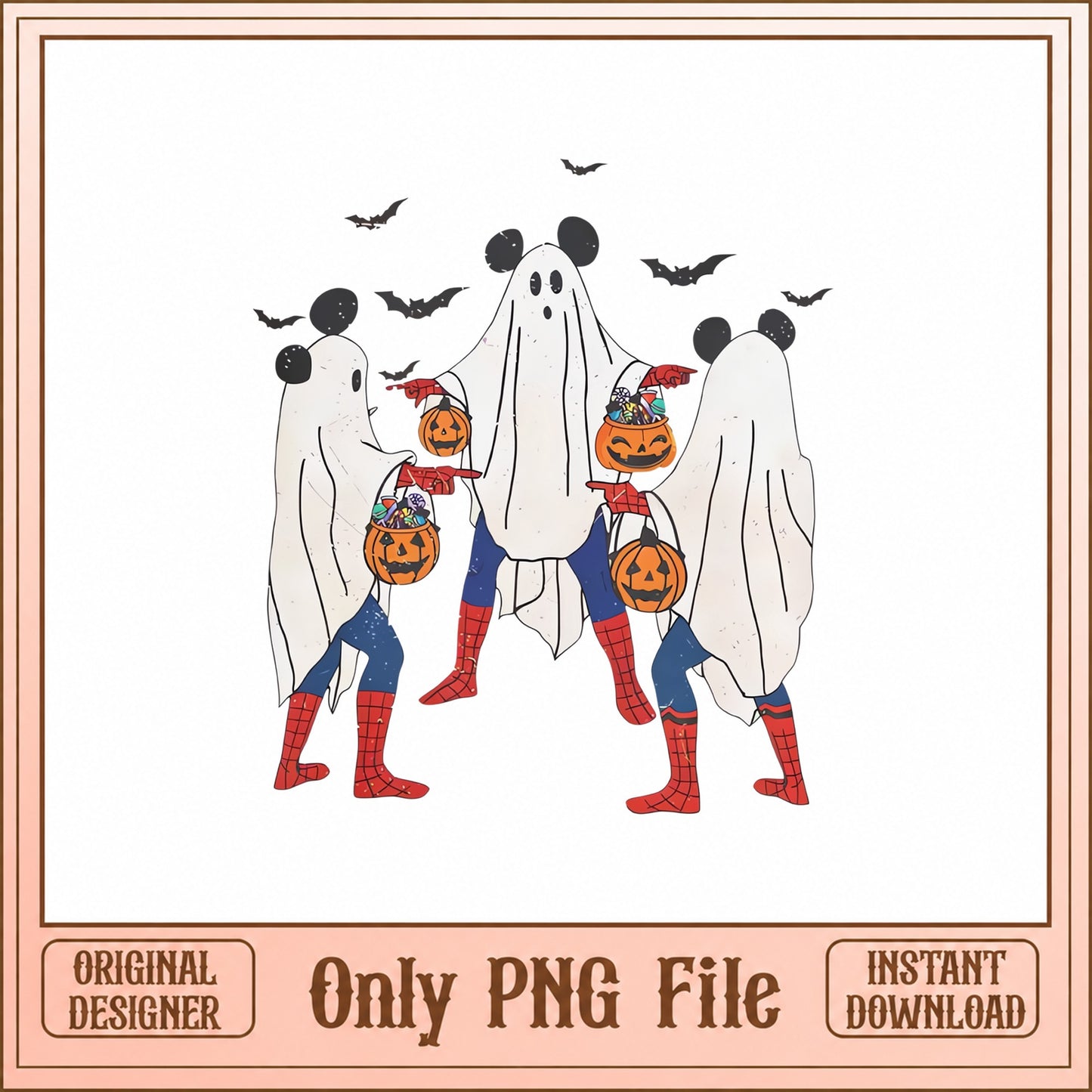 Mickey Mouse Halloween Ghost SVG, Trick Or Treat PNG, Disney SVG