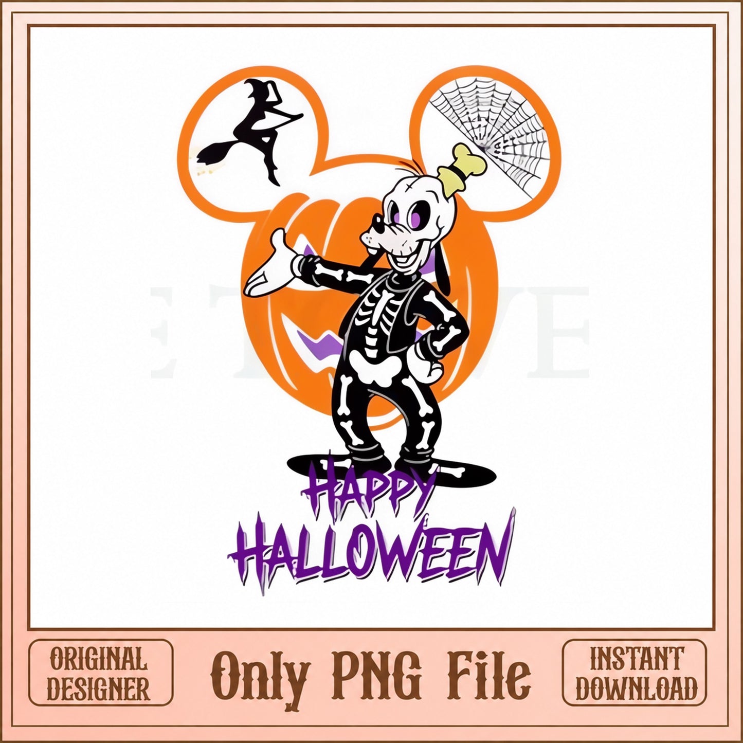 Mickey Mouse Halloween Skeleton SVG, Disney Halloween, PNG SVG