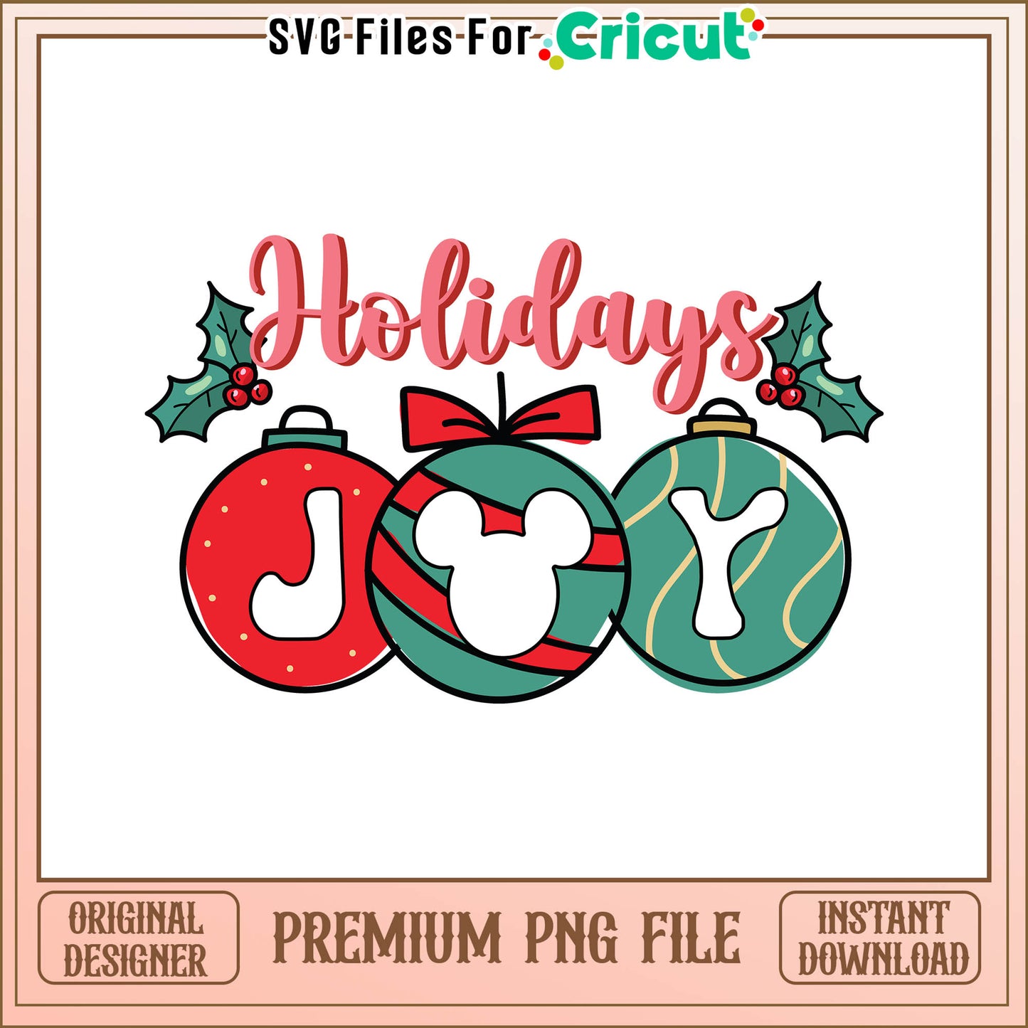 Mickey merry christmas holidays png, disney christmas png