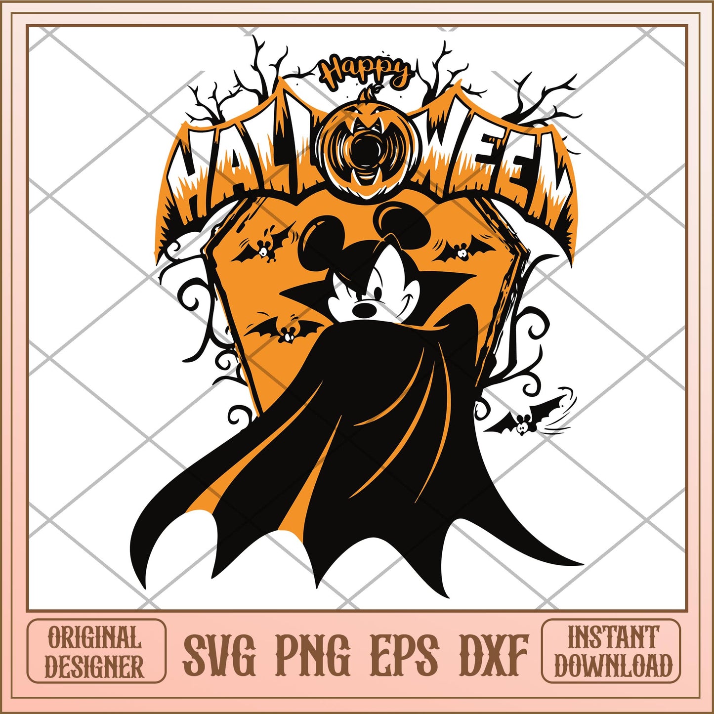 Mickey mouse happy halloween svg, Disney characters svg, digital download