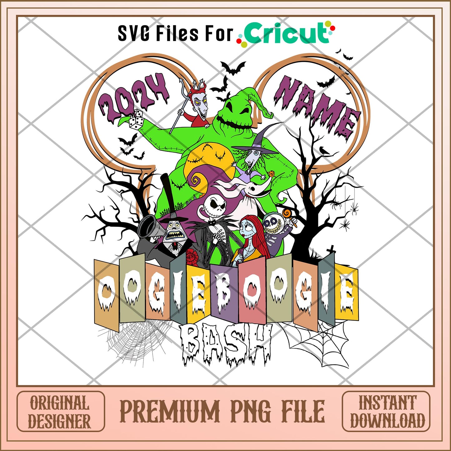 Mickey oogie boogie bash name 2024 png, mickey png, halloween png