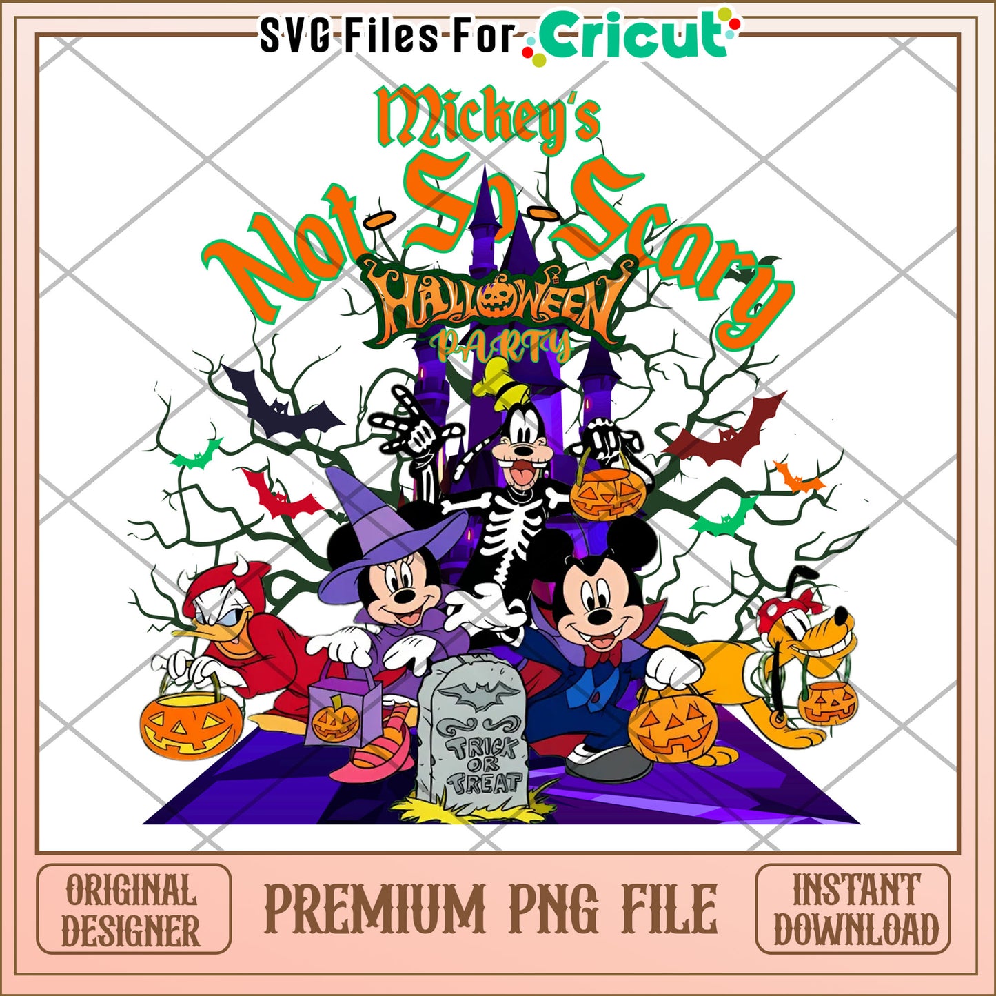 Mickey's not so scary png, spooky sesason png, halloween toys png