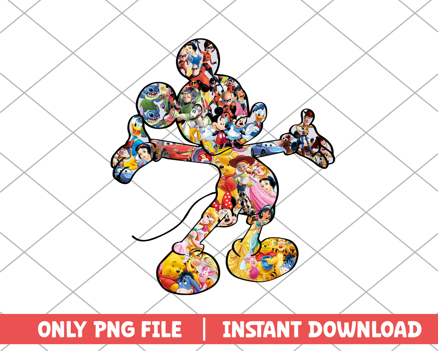 Mickey and disney cartoon disney png