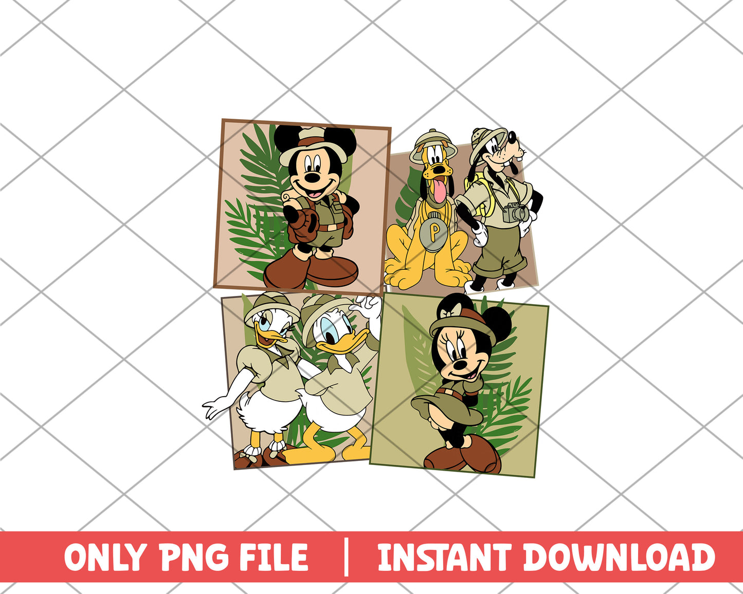 Mickey and friends explorer disney png
