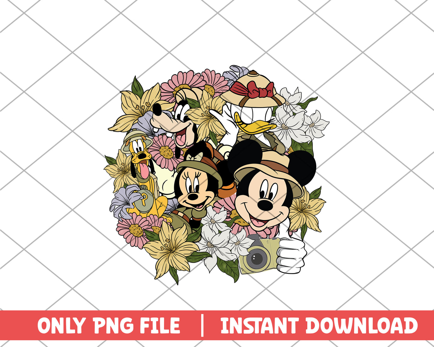 Mickey and friends explorer disney png