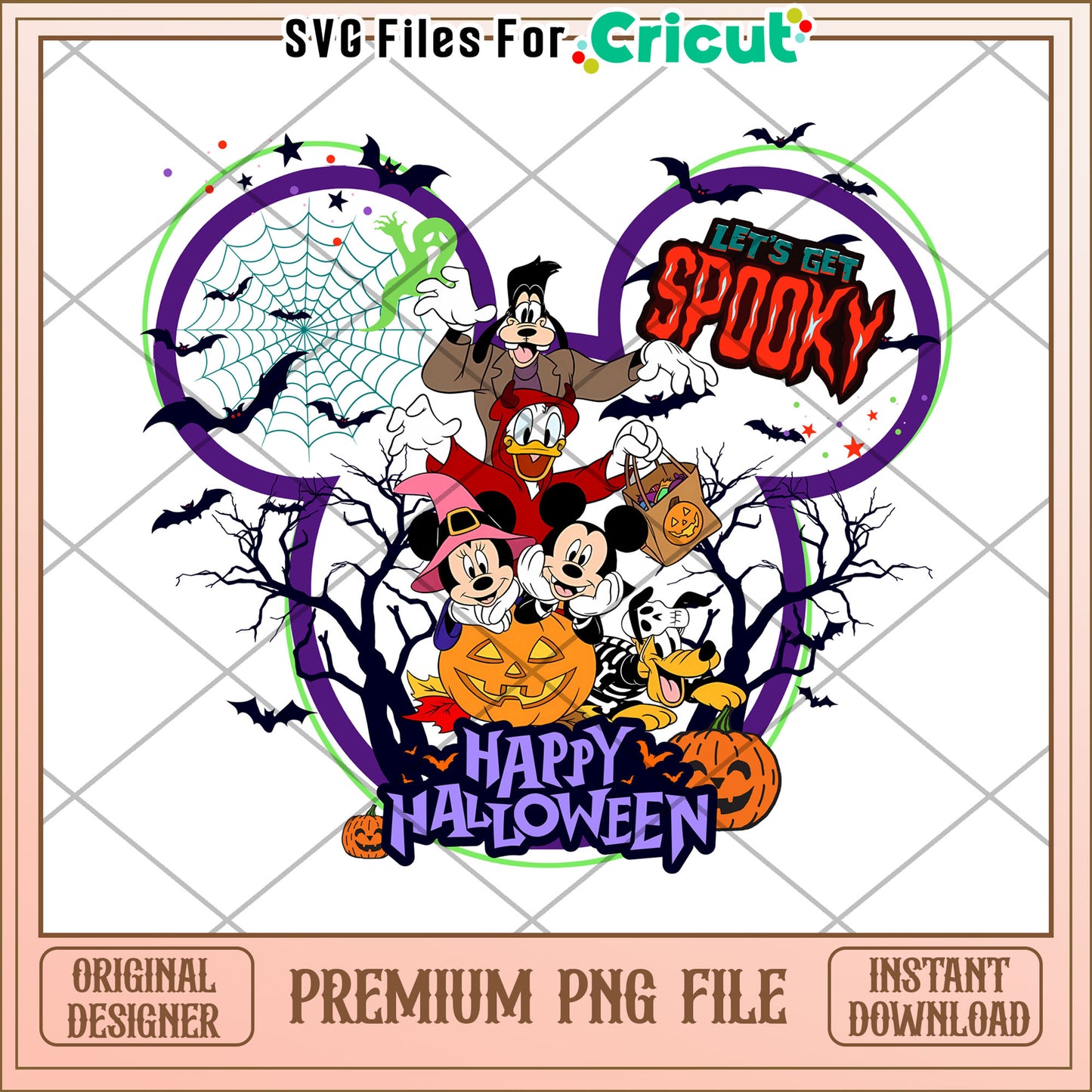 Mickey and friends happy halloween png, halloween costumes png, halloween store png