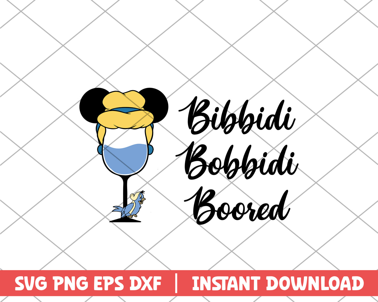 Mickey cinderella cup disney svg