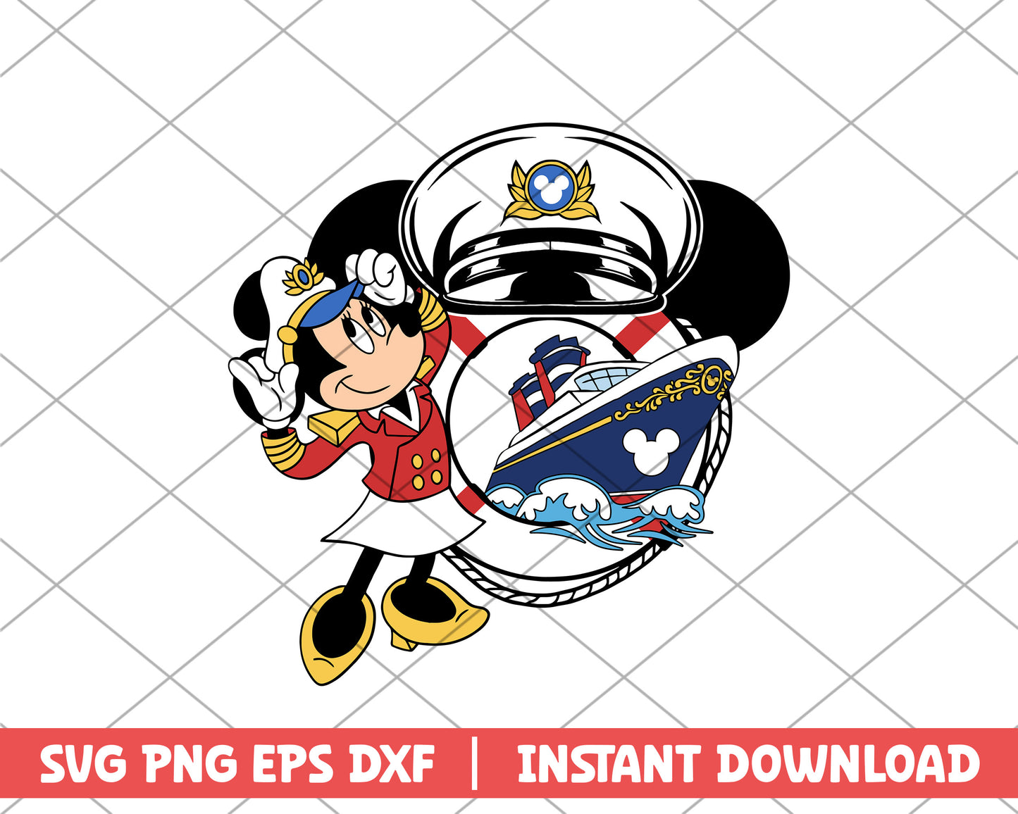 Mickey disney cruise minnie disney svg