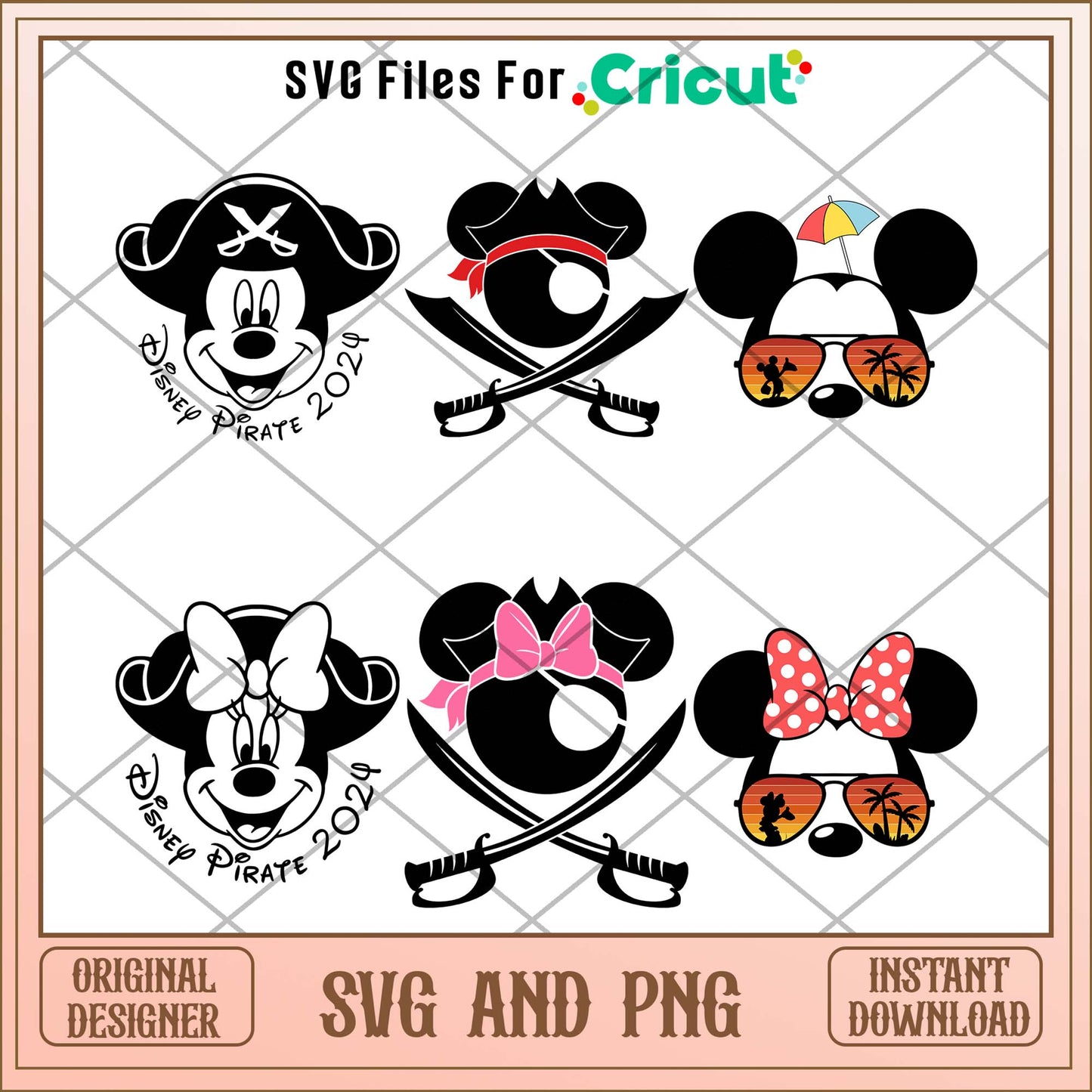 Mickey Disney pirate 2024 svg bundle