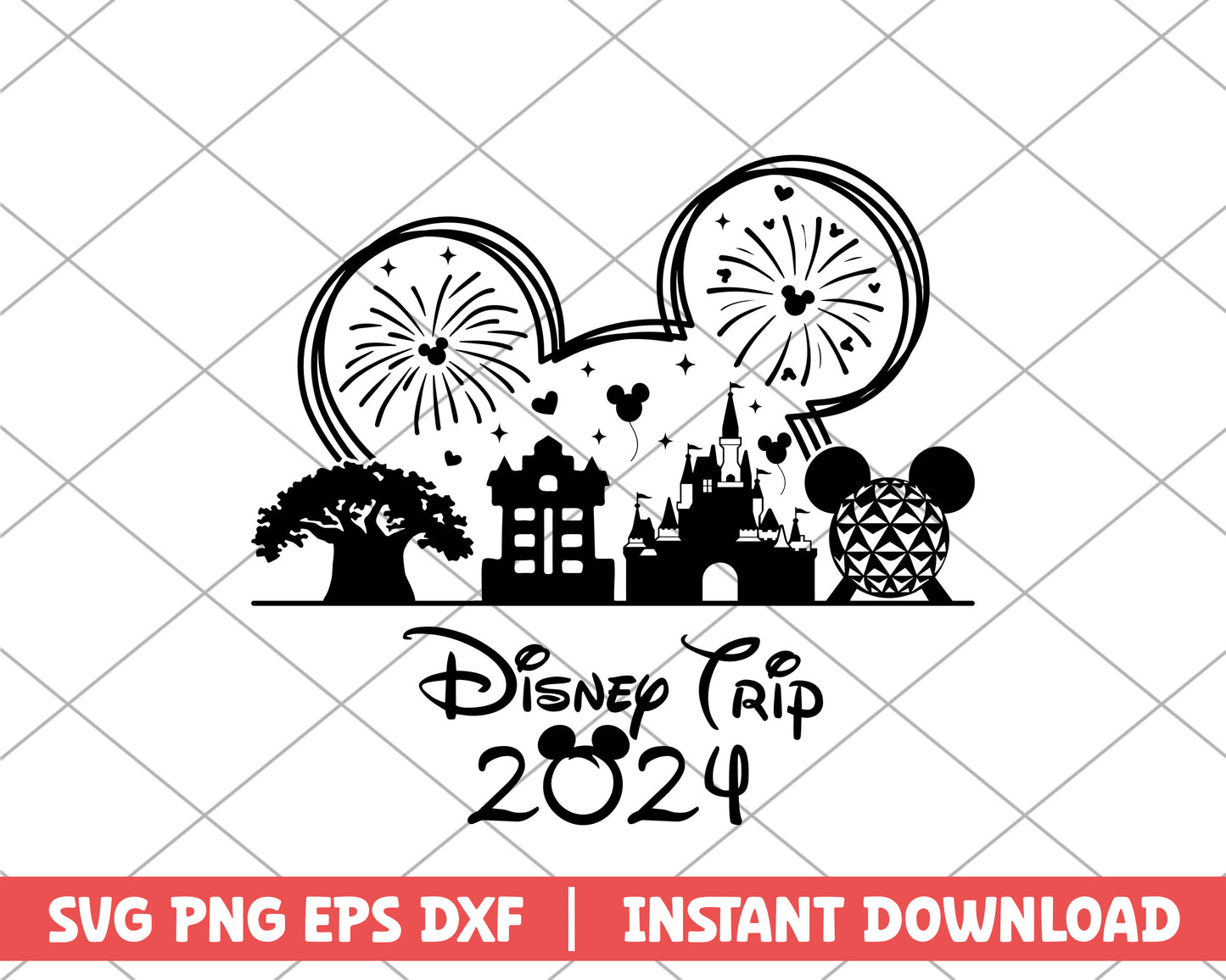 Mickey disney trip disney svg