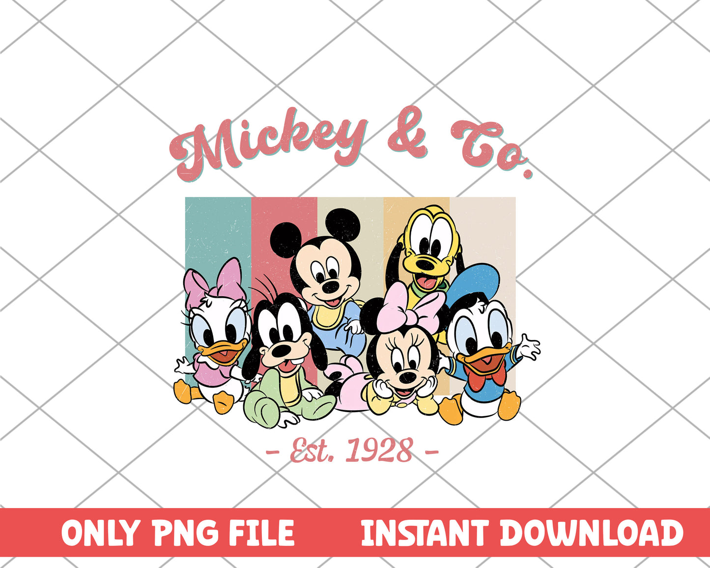 Mickey mouse baby mickey & co disney png