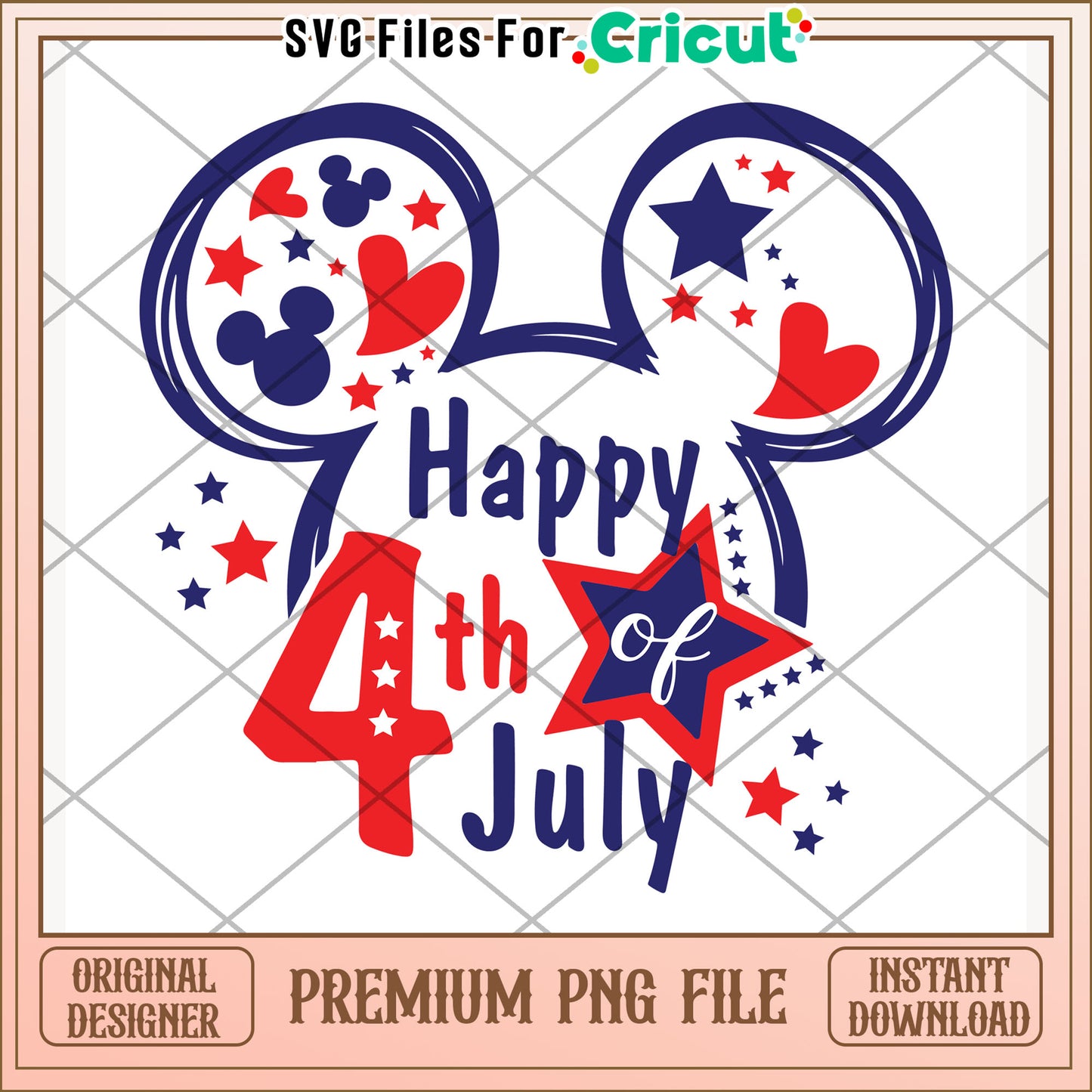 Mickey mouse happy the 4th of july png, disney character png, freedom america png