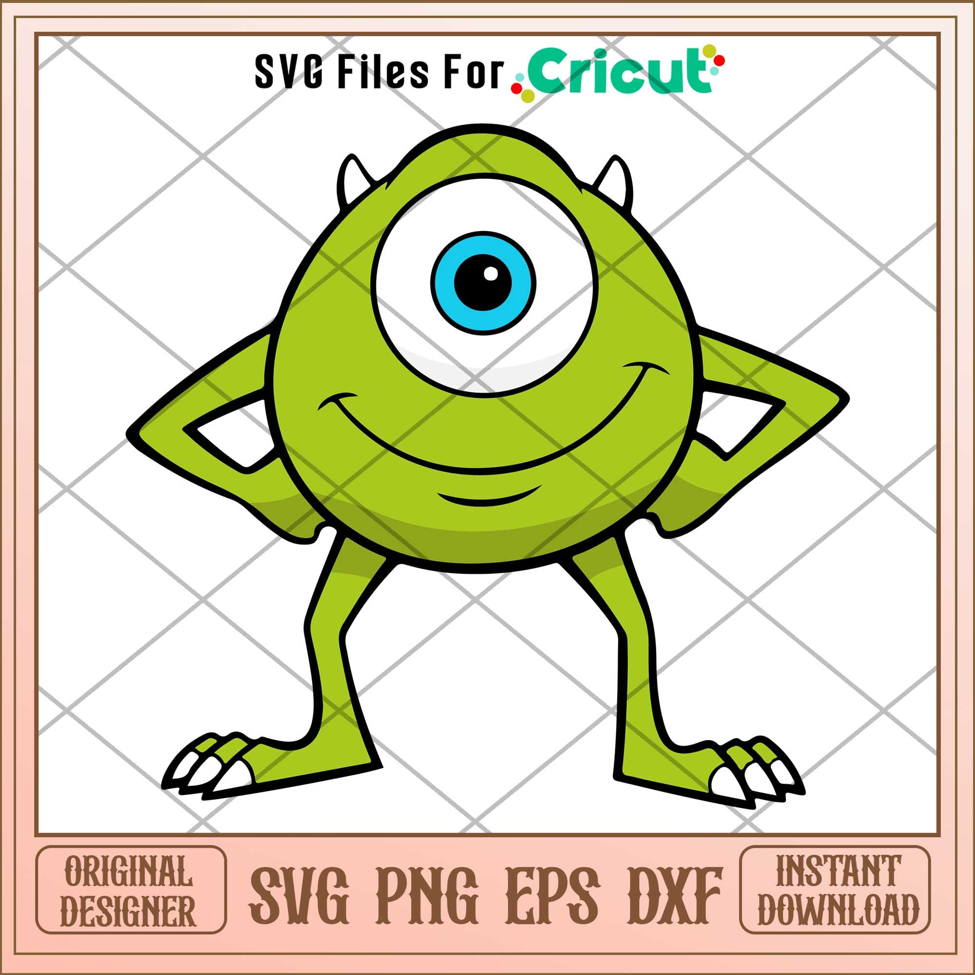 mike wazowski monsters inc Mike Wazowski svg, monsters inc svg, Digital dowload – svg files for cricut