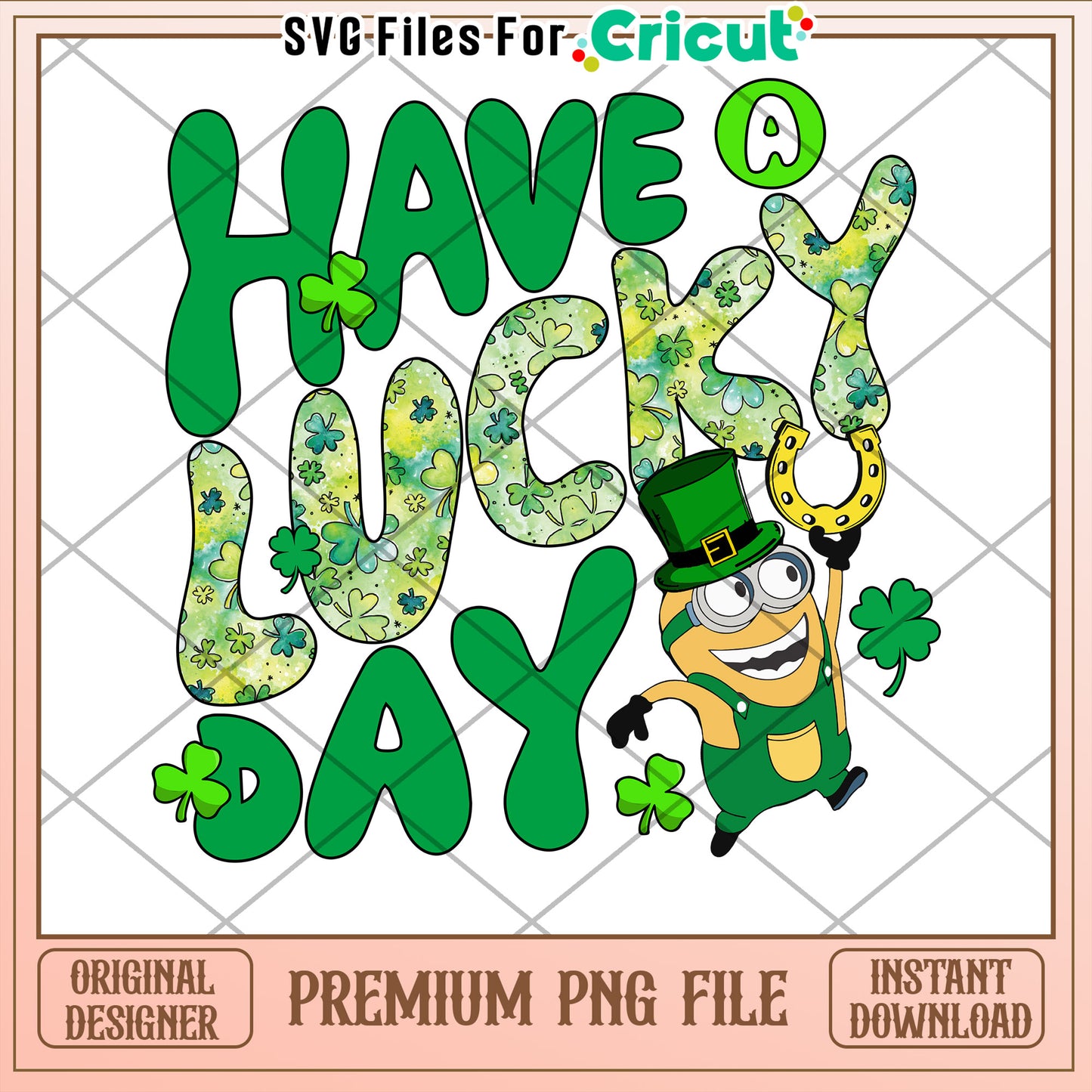 Minion St Patricks Day PNG Design
