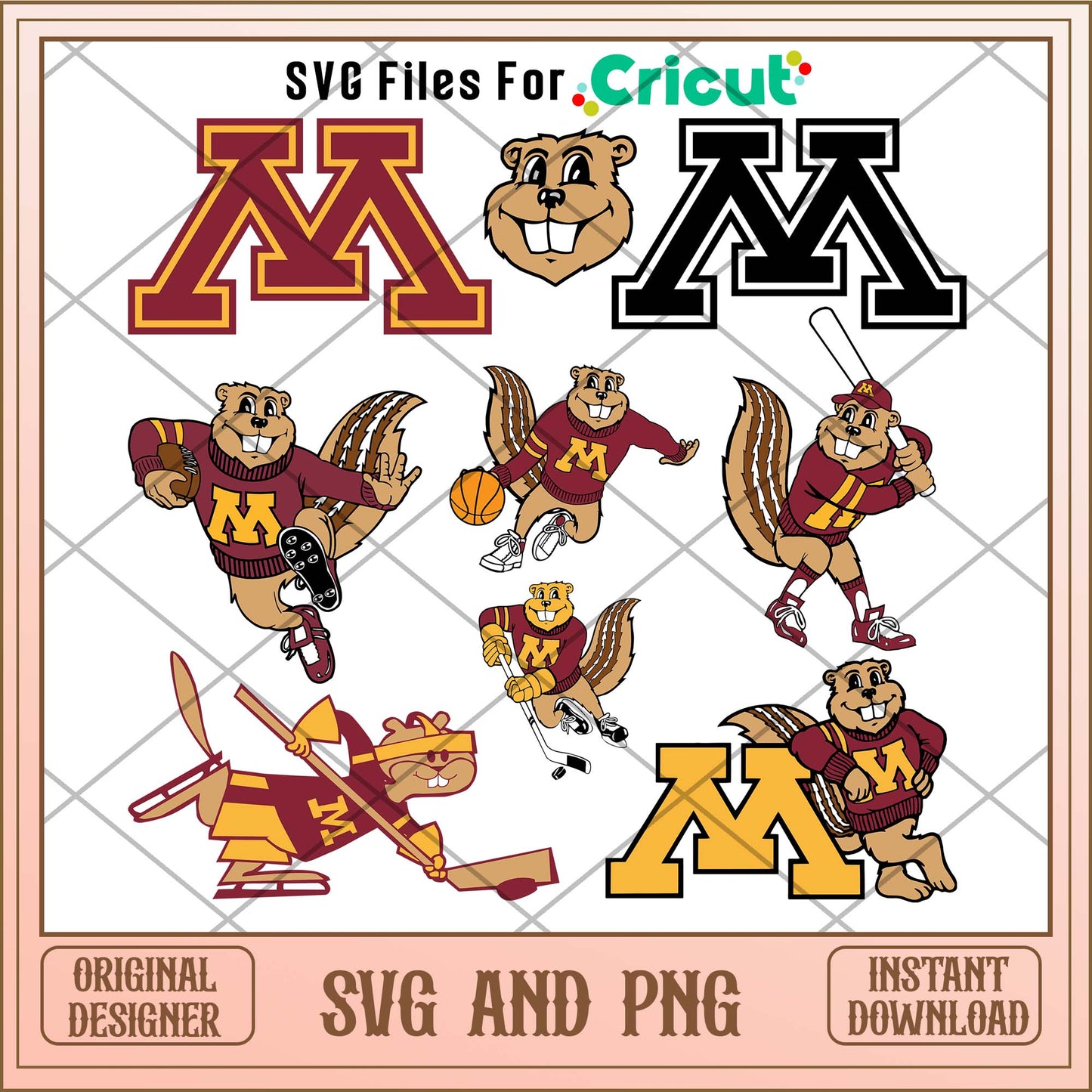 Minnesota Golden svg, Minnesota Golden svg bundle, NCAA svg