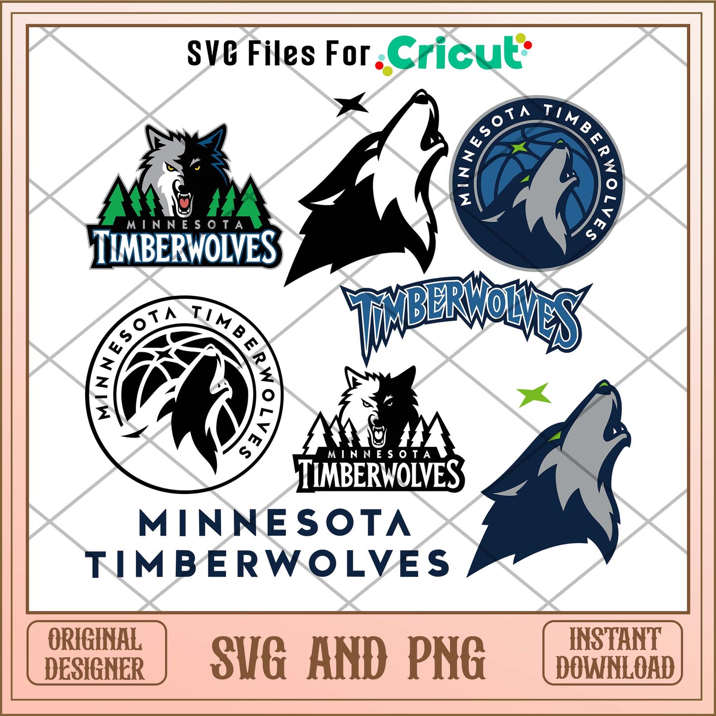 Minnesota Timberwolves logo svg, Minnesota Timberwolves svg bundle, NBA svg