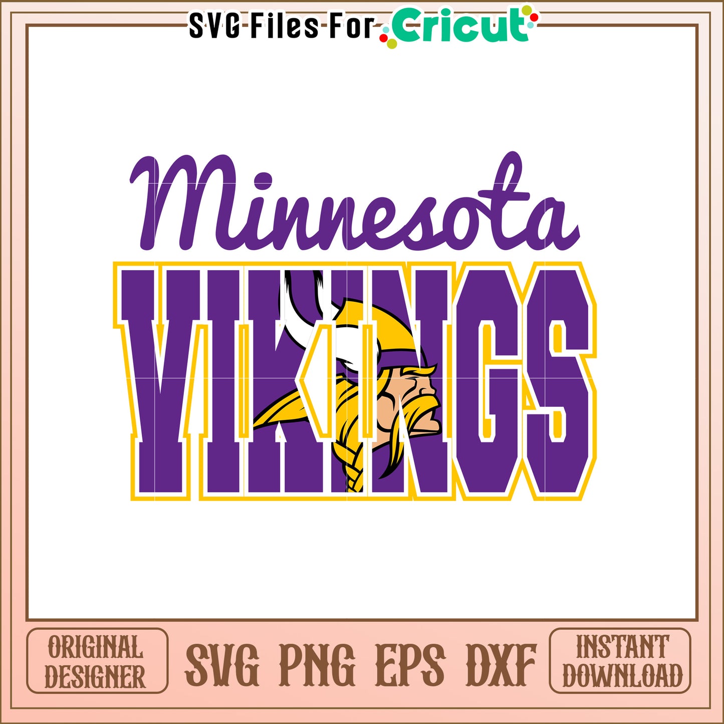 Minnesota Vikings SVG Design for Sports Fans