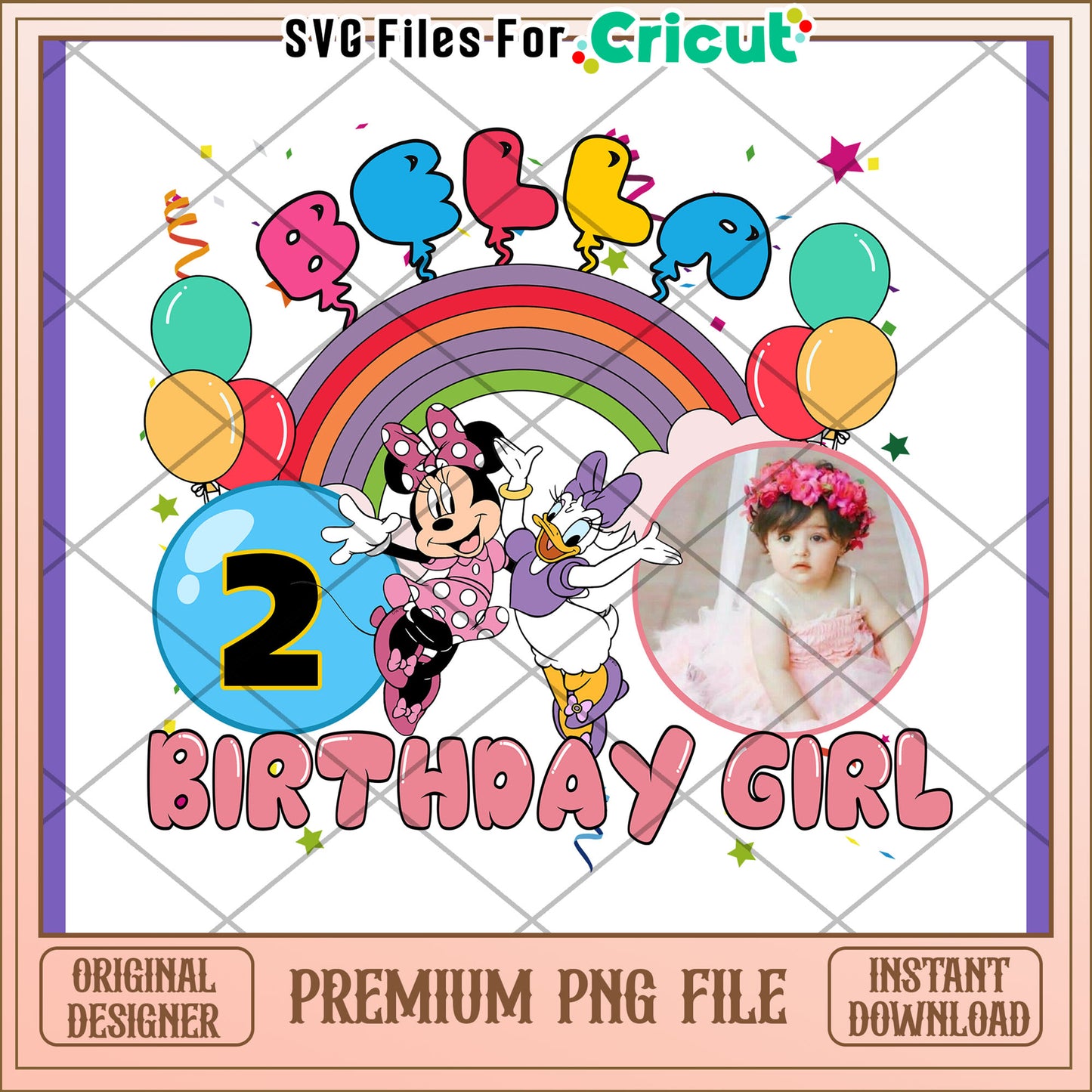 Minnie Mouse 2nd Birthday PNG Design