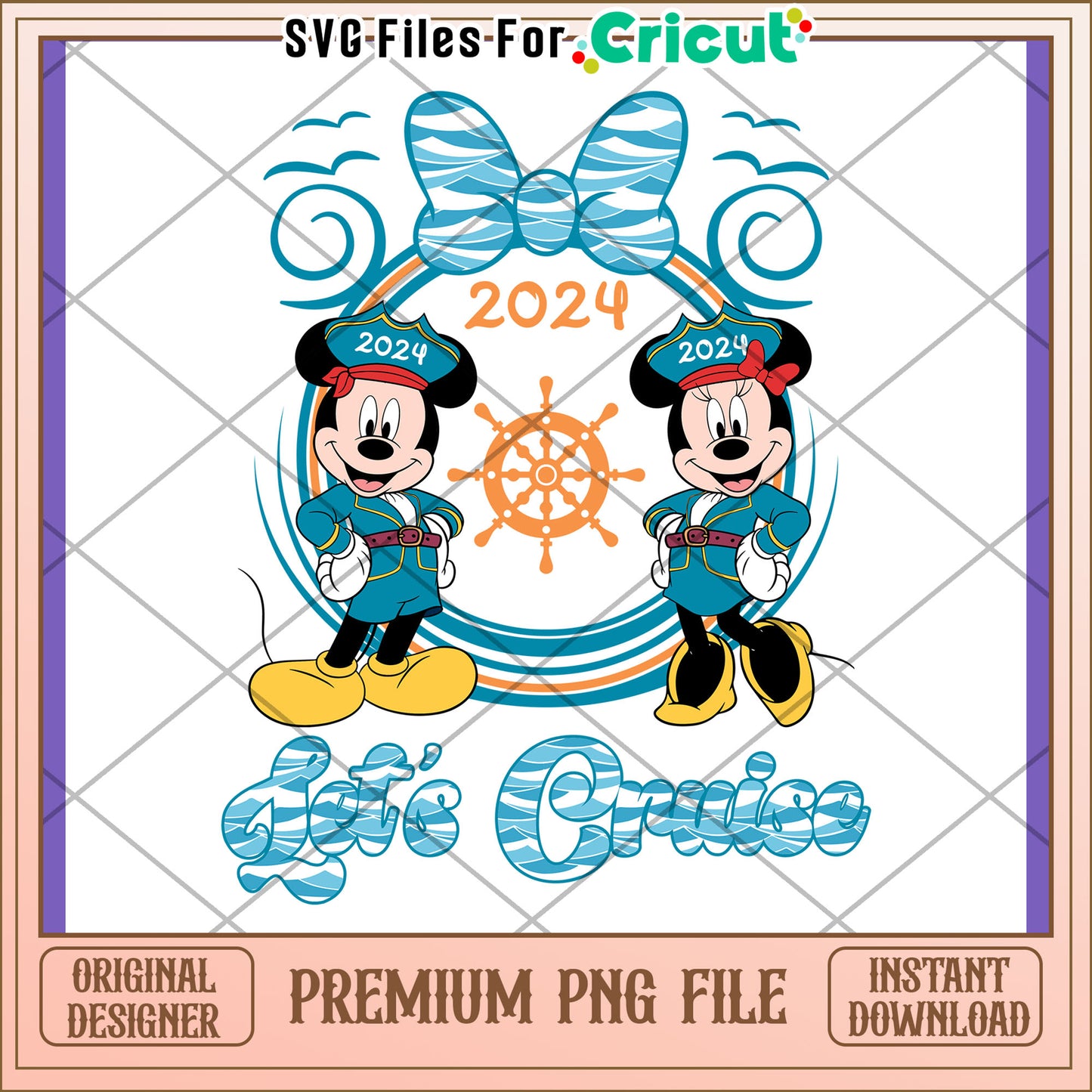 Minnie Mouse Cruise 2024 PNG Design
