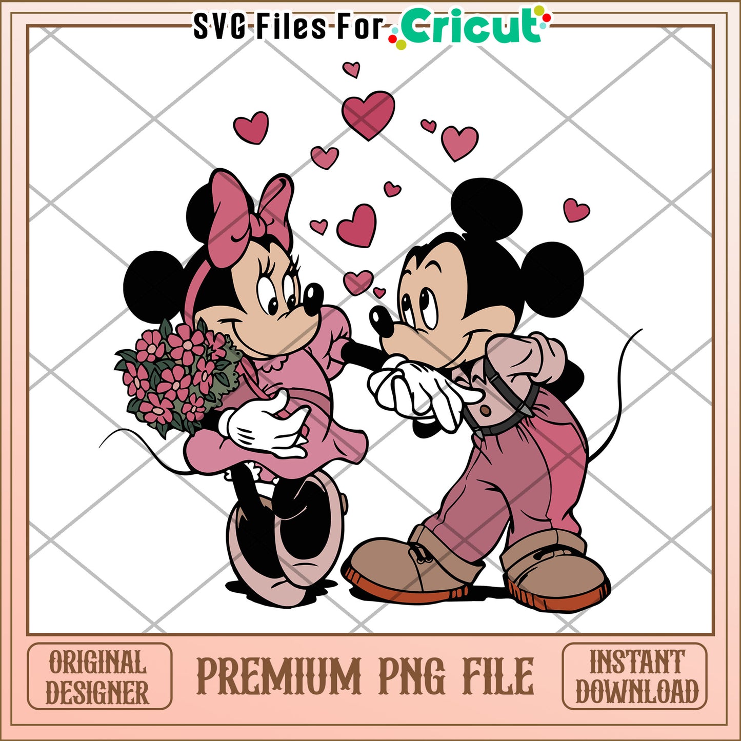 Minnie Mouse & Mickey PNG Valentines