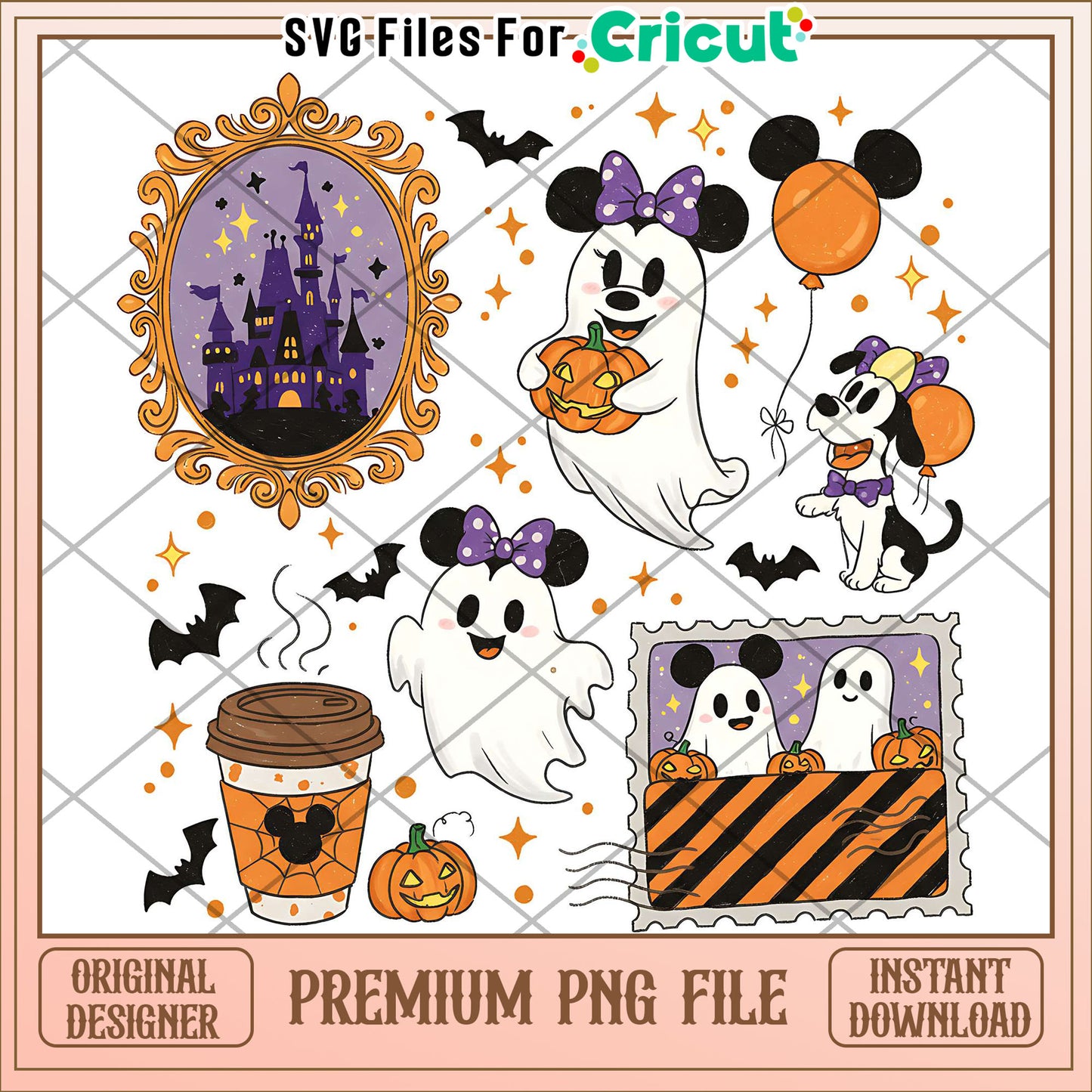 Minnie cute ghoul png, halloween png, halloween characters png