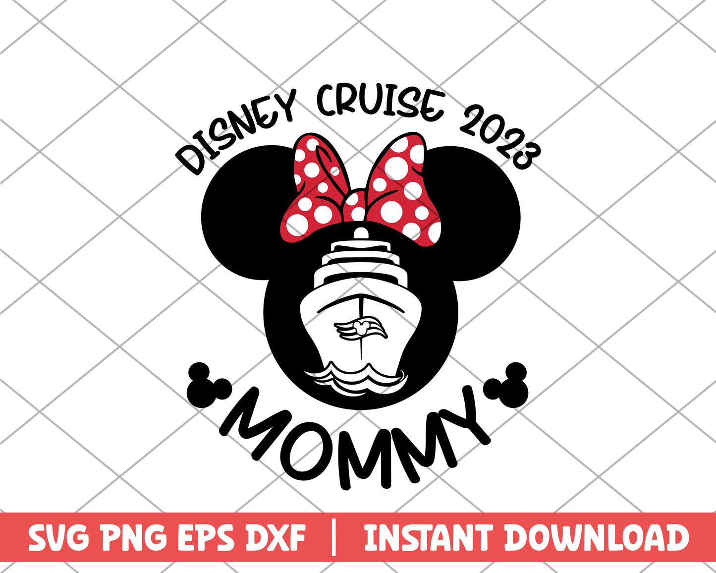 Minnie disney cruise 2023 mommy disney svg