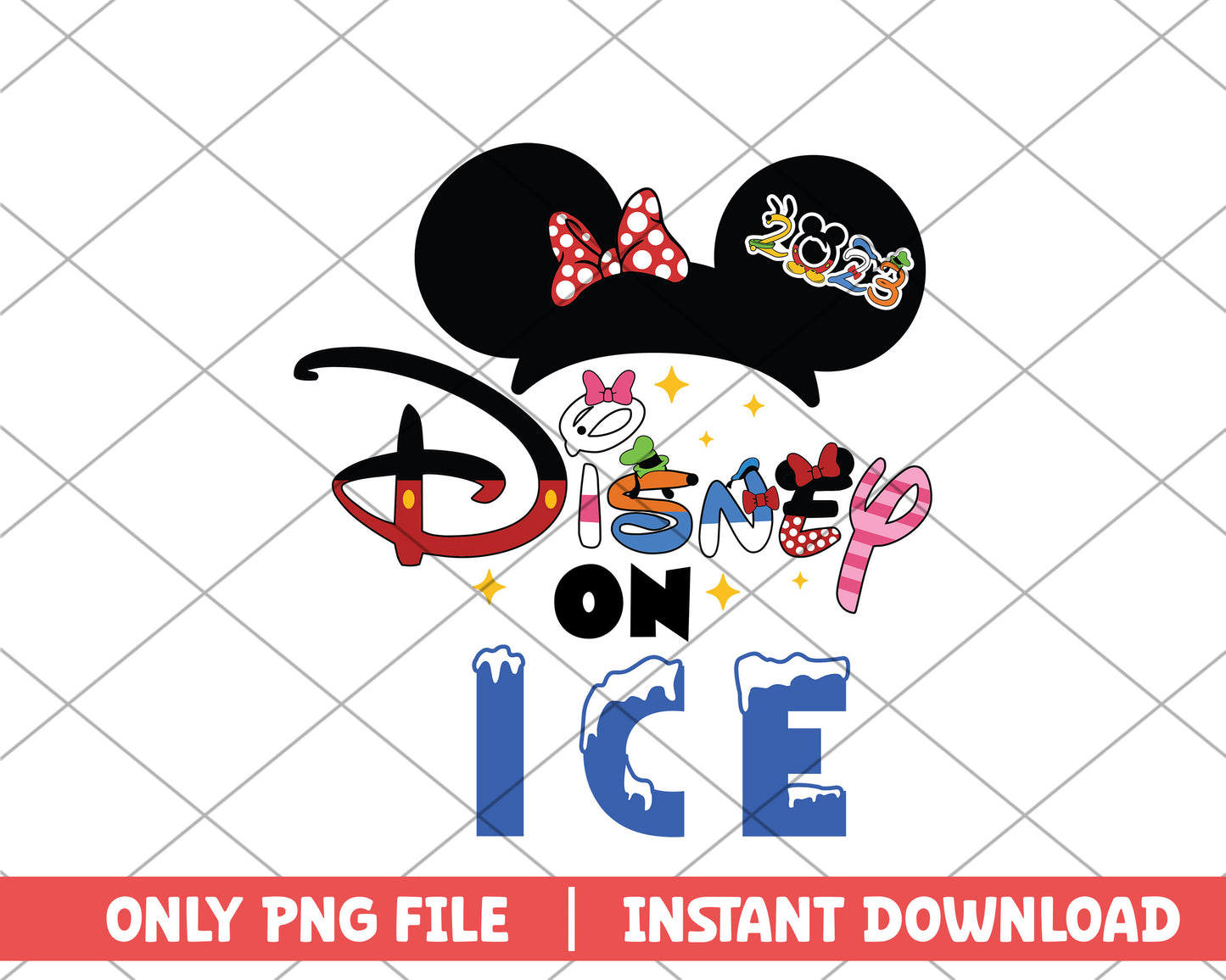 Minnie disney on ice disney png