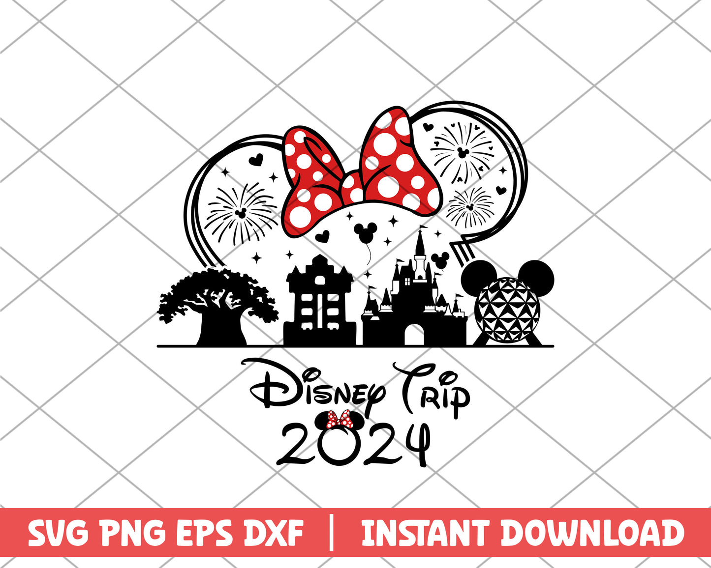 Minnie disney trip disney svg