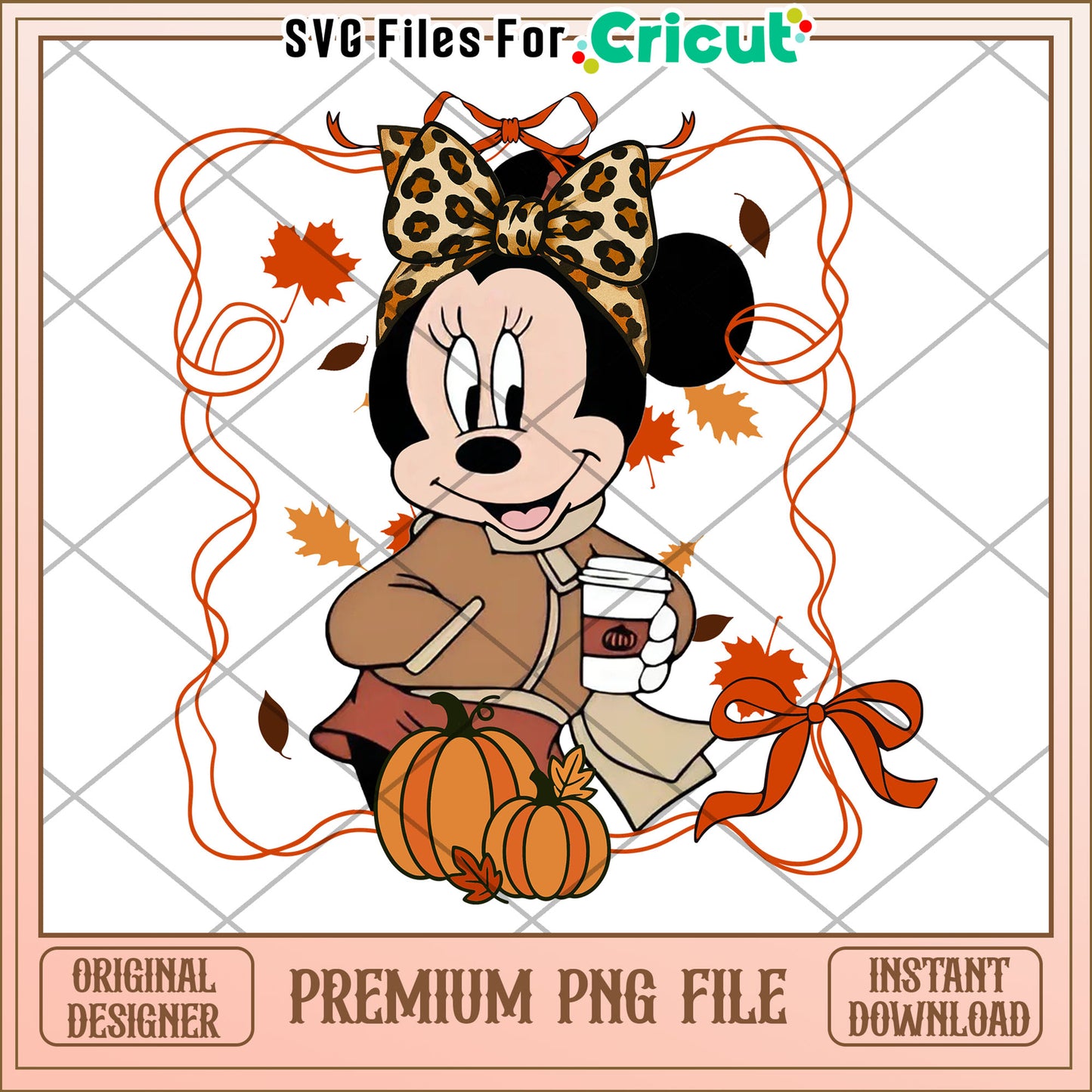 Minnie fall design png, halloween toys png, halloween characters png