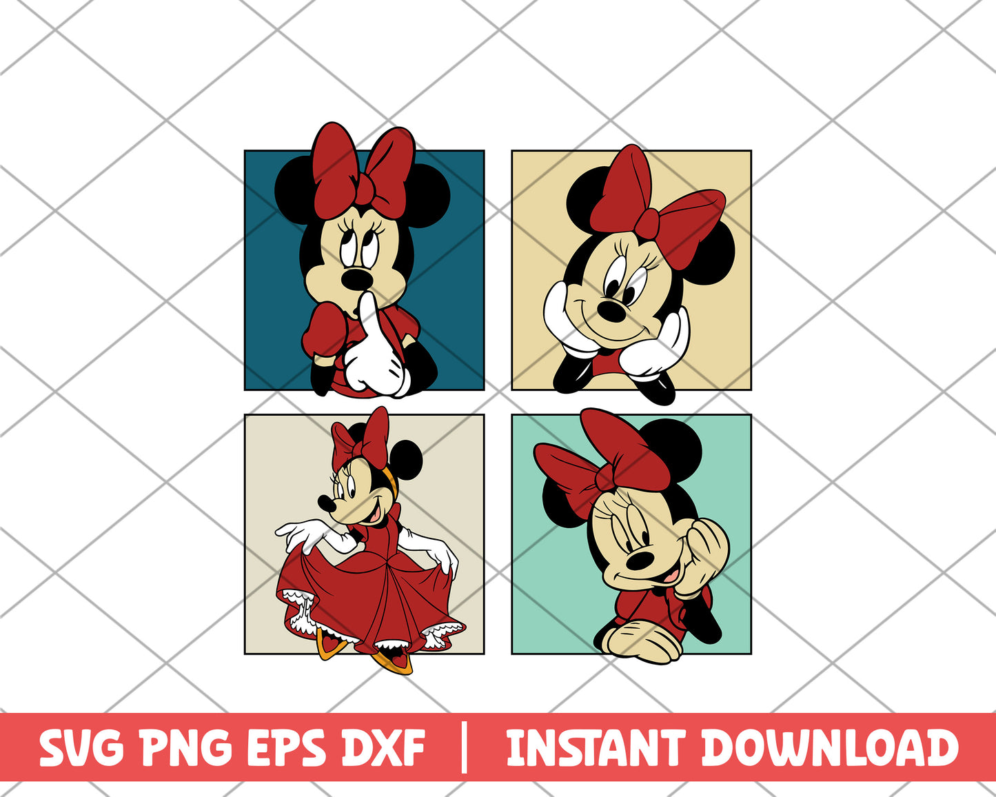 Minnie mouse disney svg