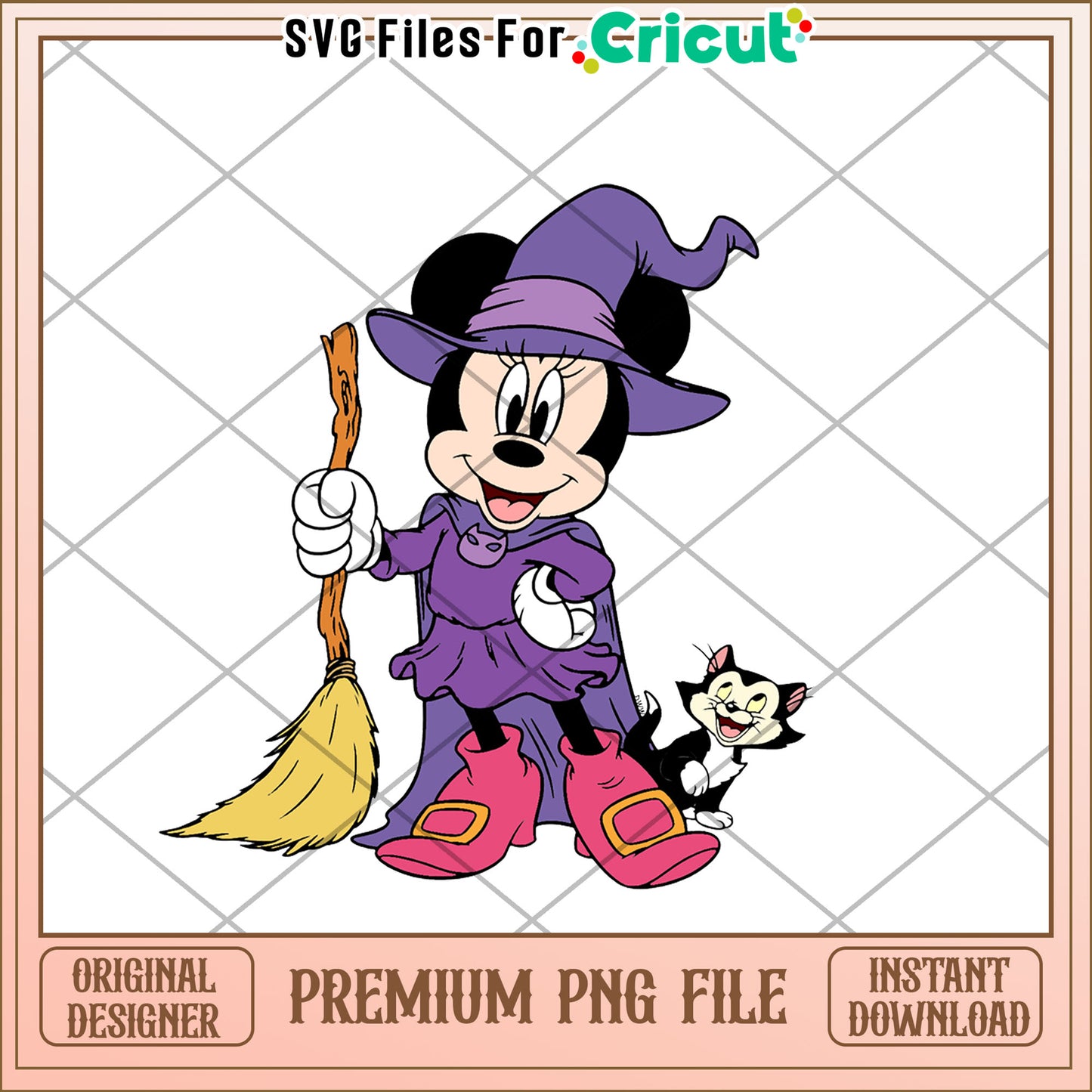 Minnie witch png, halloween events png,trick or treat png