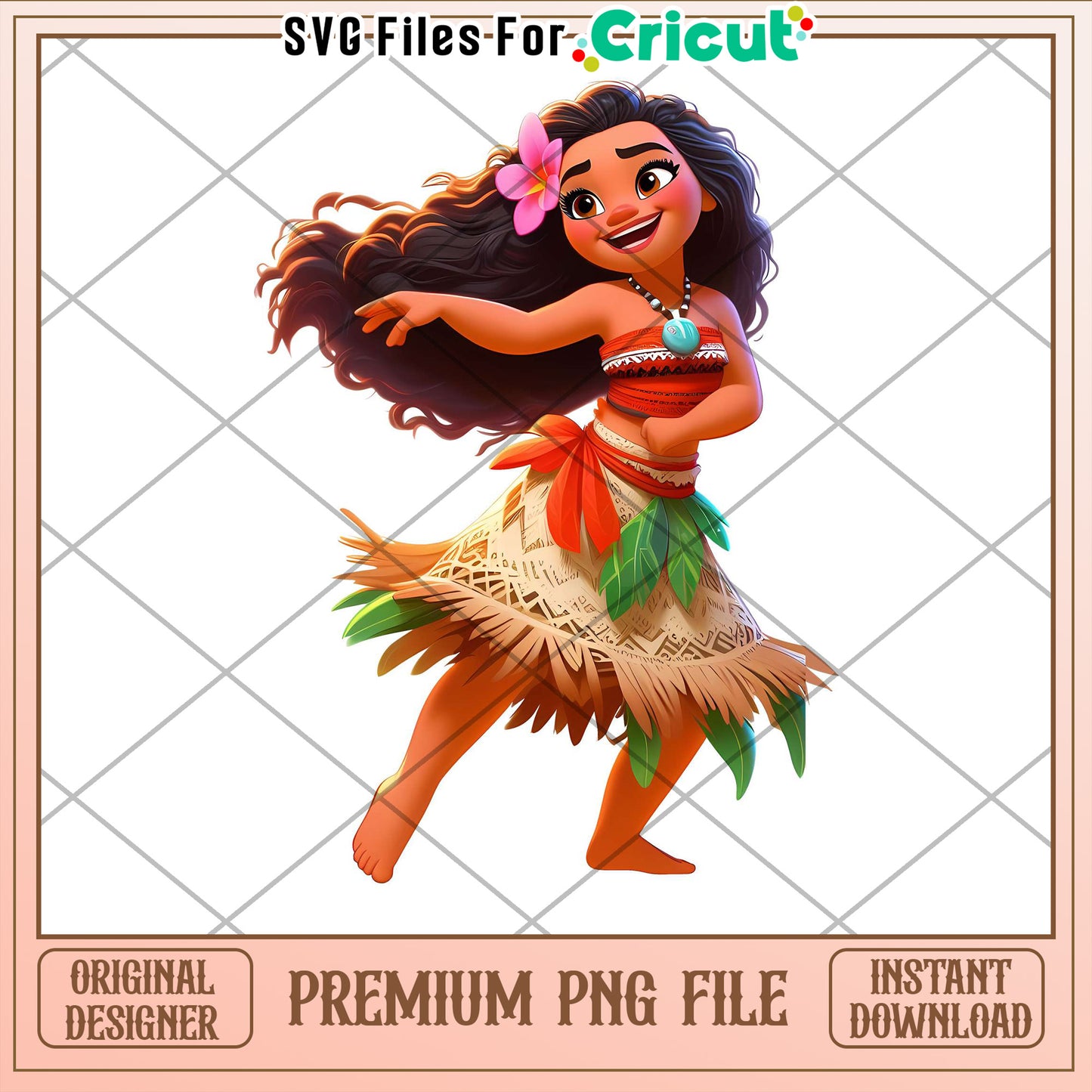Moana PNG Image Cricut Download