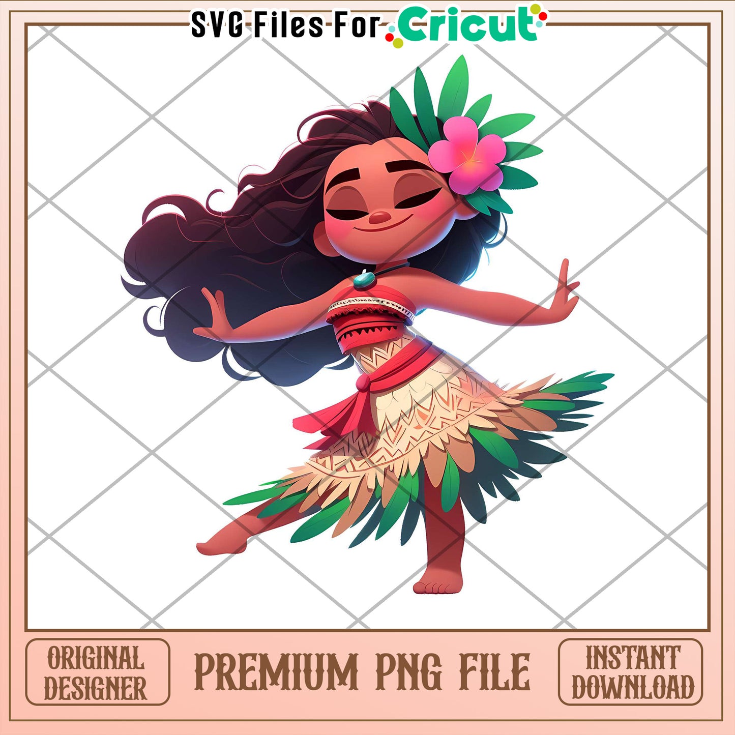 Moana PNG Premium Cricut Design