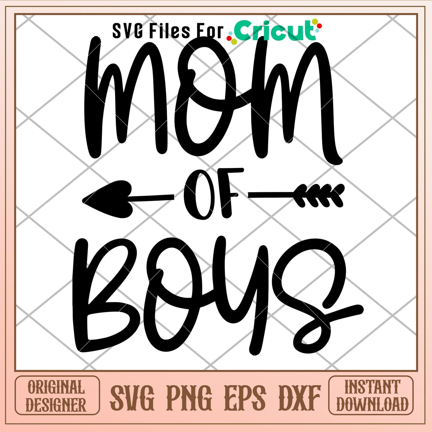 Mom Of Boys,Mom Of Boys Svg