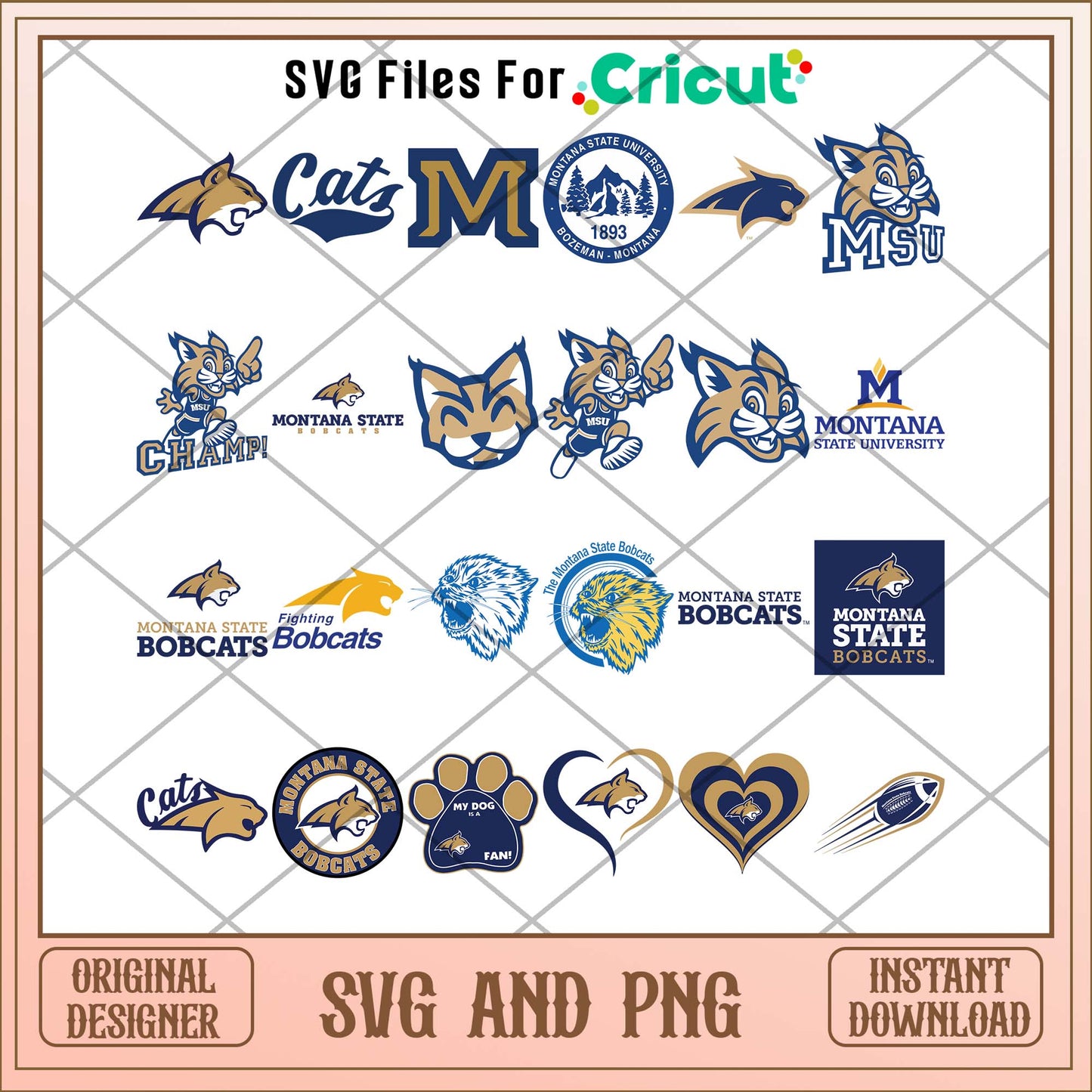 Montana State Bobcats svg, Montana State Bobcats svg bundle, NCAA svg