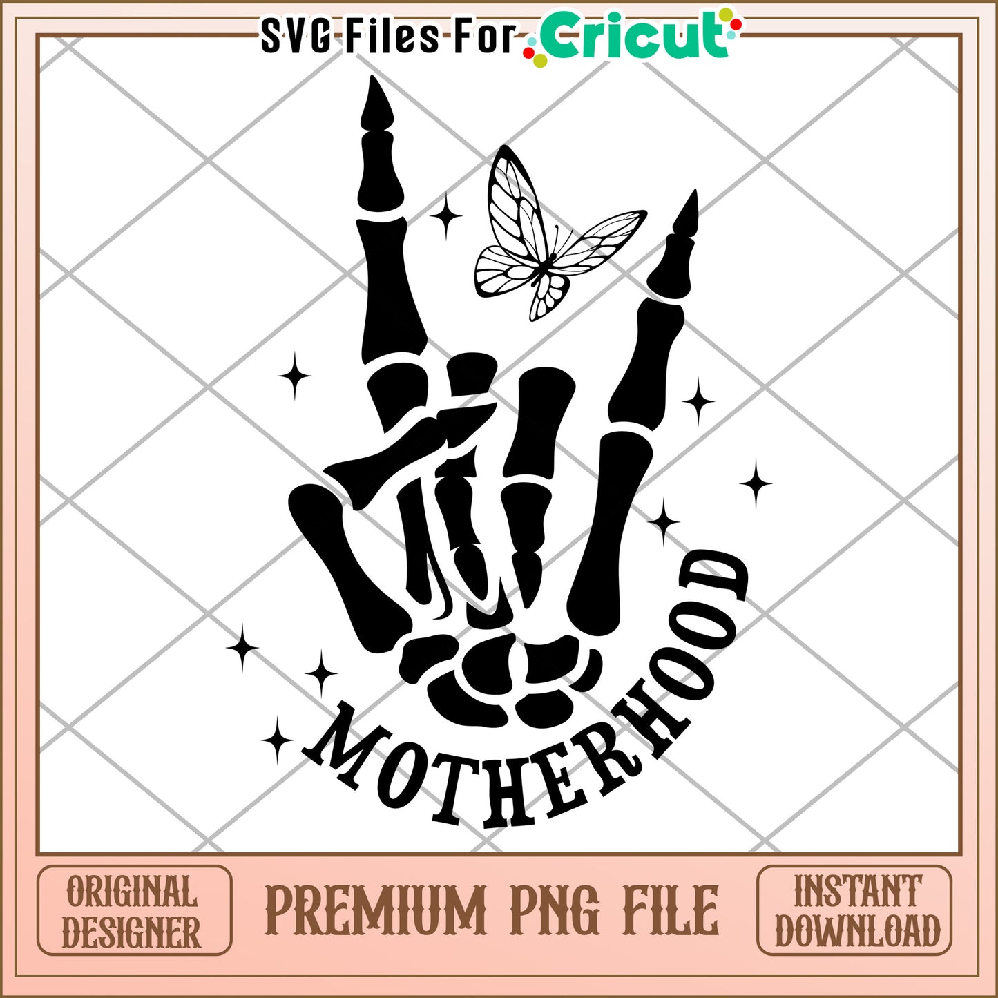 Motherhood Rock On PNG Design