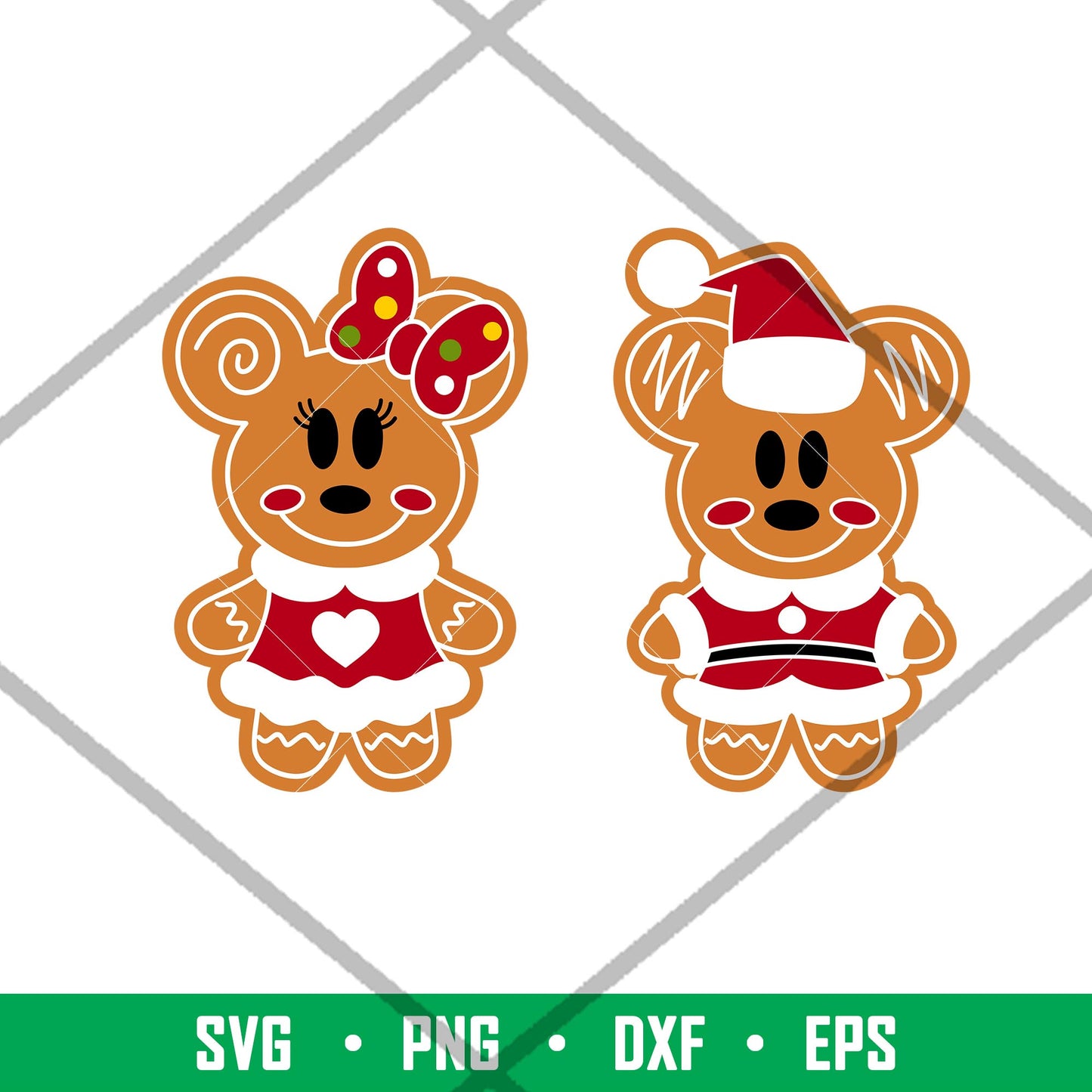 Mouse Gingerbread Cookies, Mouse Gingerbread Cookies Svg